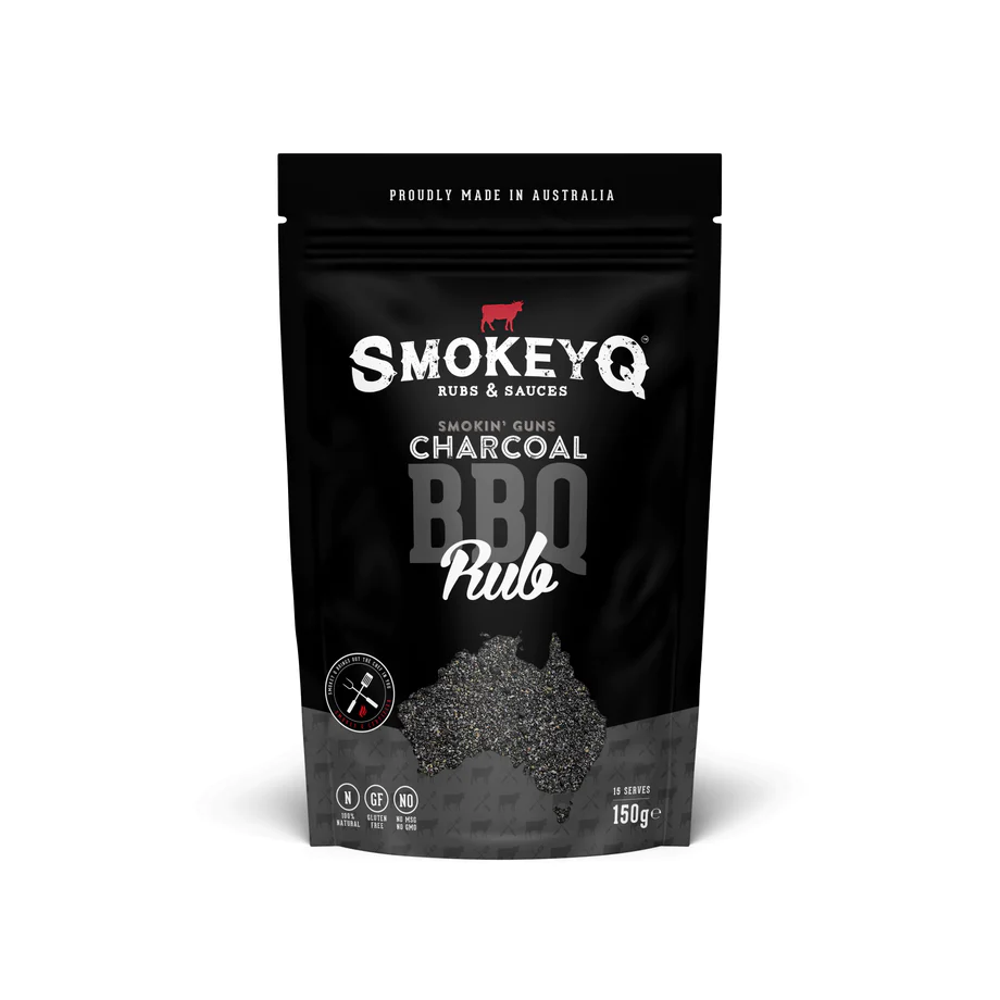 SmokeyQ Smokin Guns Charcoal BBQ Rub  150g