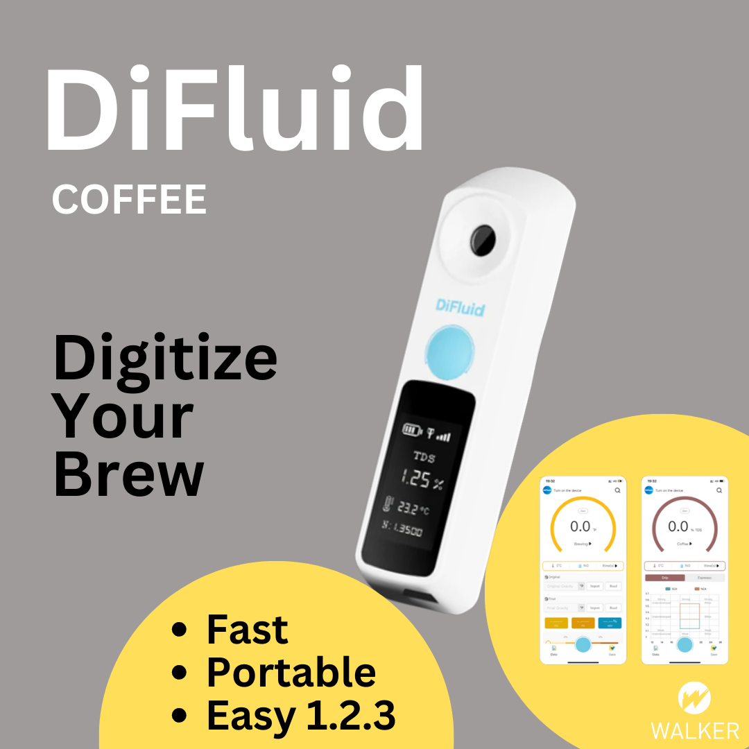 Difluid Coffee Refractometer for Measuring TDS 0-26% TDS- inclusive tr