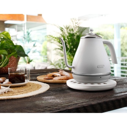 Delonghi Icona Café Gooseneck Kettle  Kettles KBOE2030.W