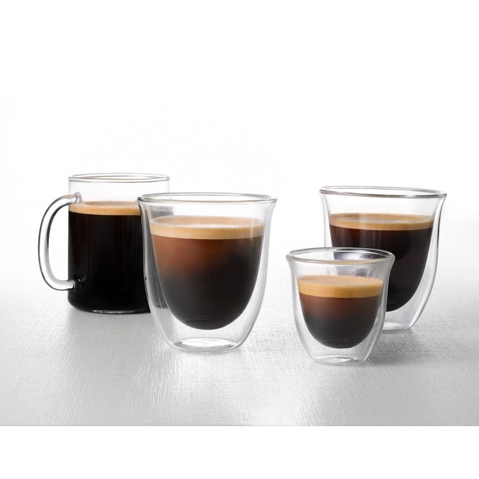 Delonghi Espresso Double Wall Thermal Glasses - COFFEE