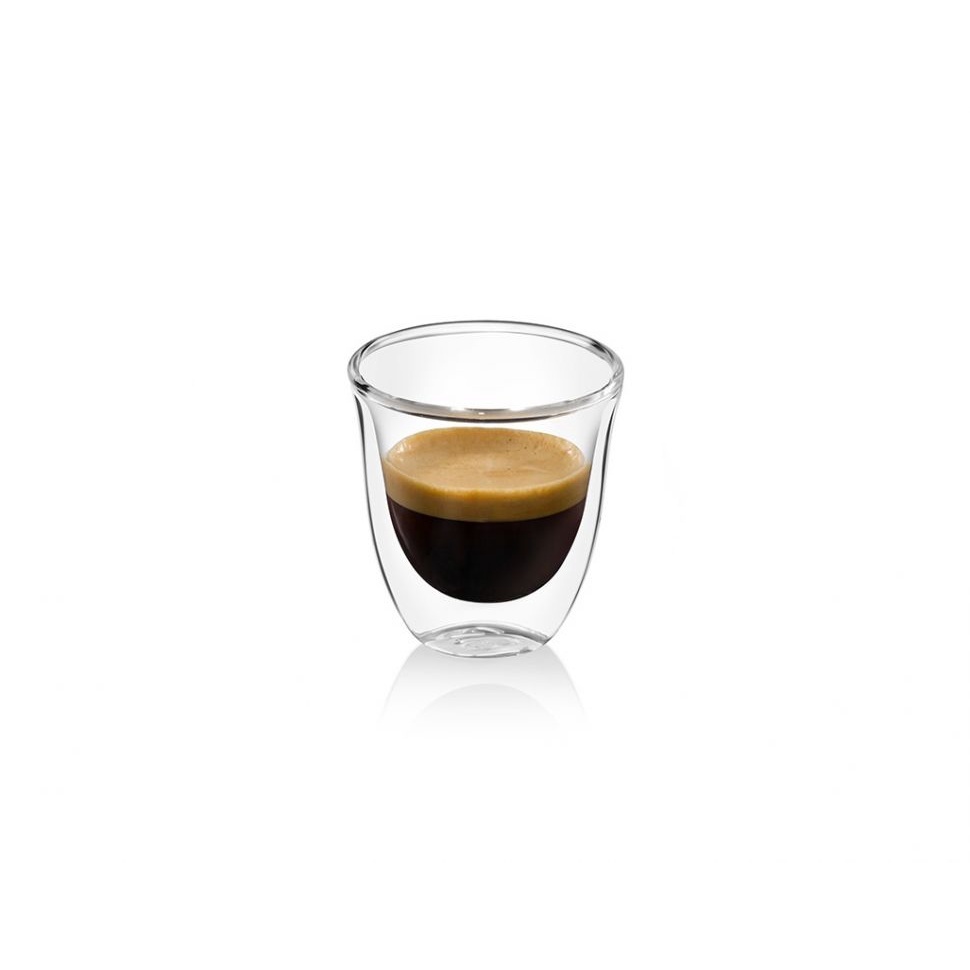 Delonghi Espresso Double Wall Thermal Glasses - COFFEE