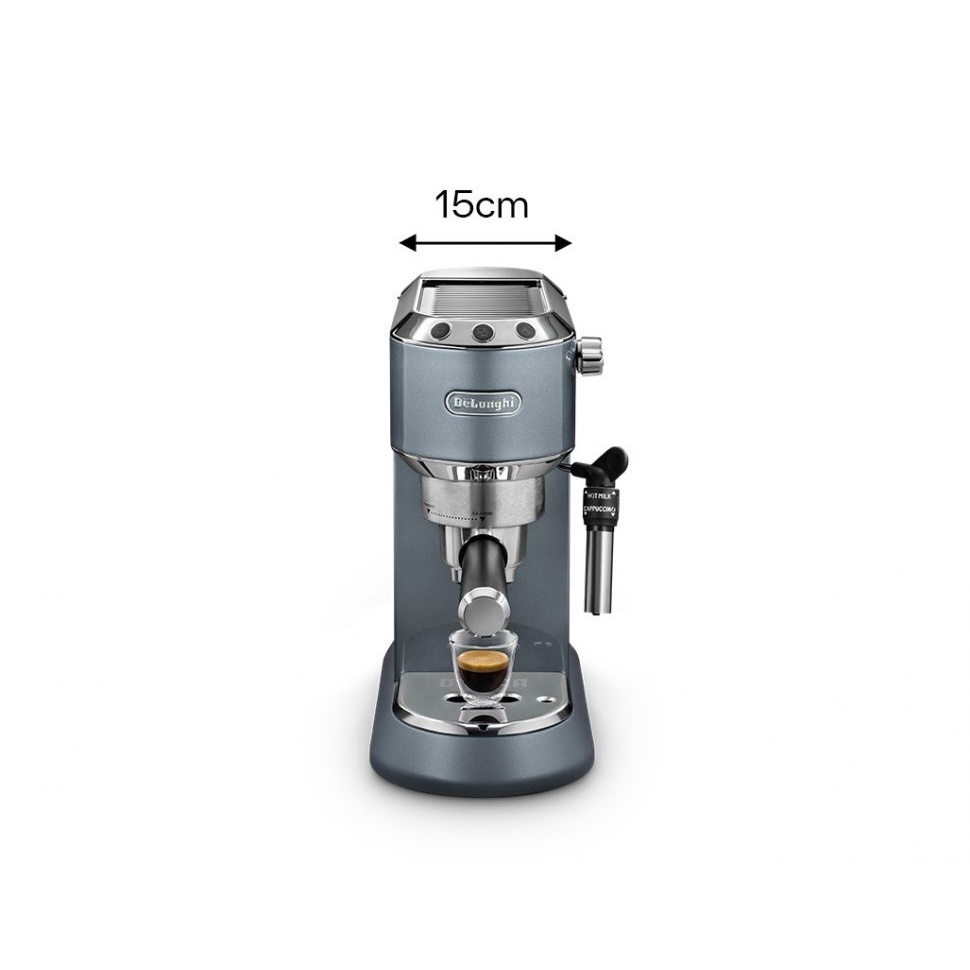 Delonghi Dedica Metallics Mesmerising Azure - Pump Espresso Coffee Machines