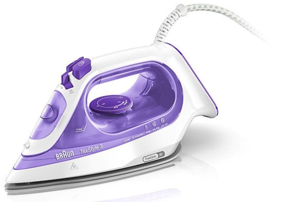 Braun TexStyle 3 Steam Iron SI 3042 Violet - Steam irons - Ironing