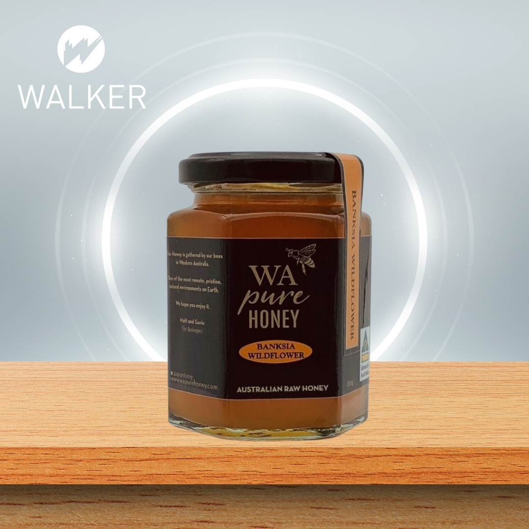 WA Pure Honey Banksia & wildlife raw honey 259g - Best Quality Honey