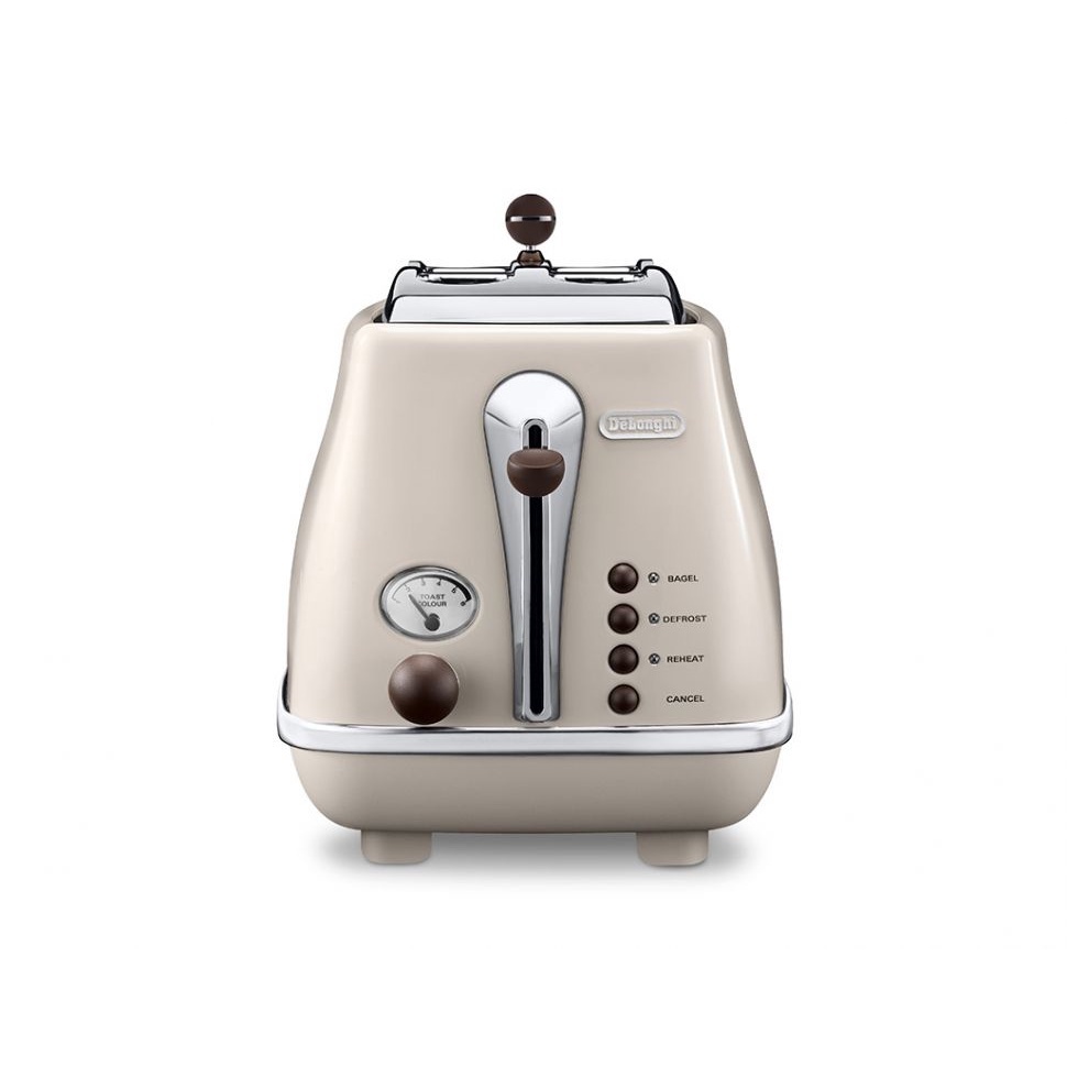 Delonghi Icona Metallics 2 Slice Toaster - Toasters - HOME & KITCHEN