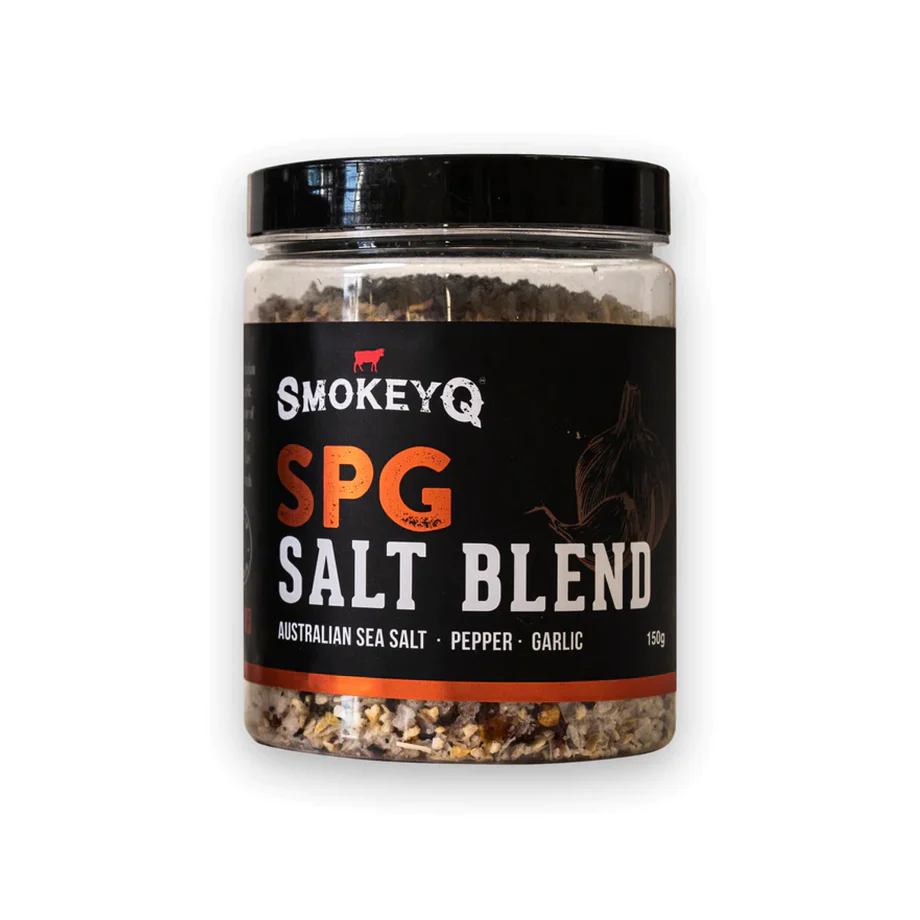 SmokeyQ Salt Pepper Garlic Sea Salt Flakes Blend (SPG) 150g