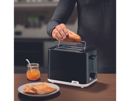 Braun Breakfast 1 Toaster in Black - Toasters - Breakfast