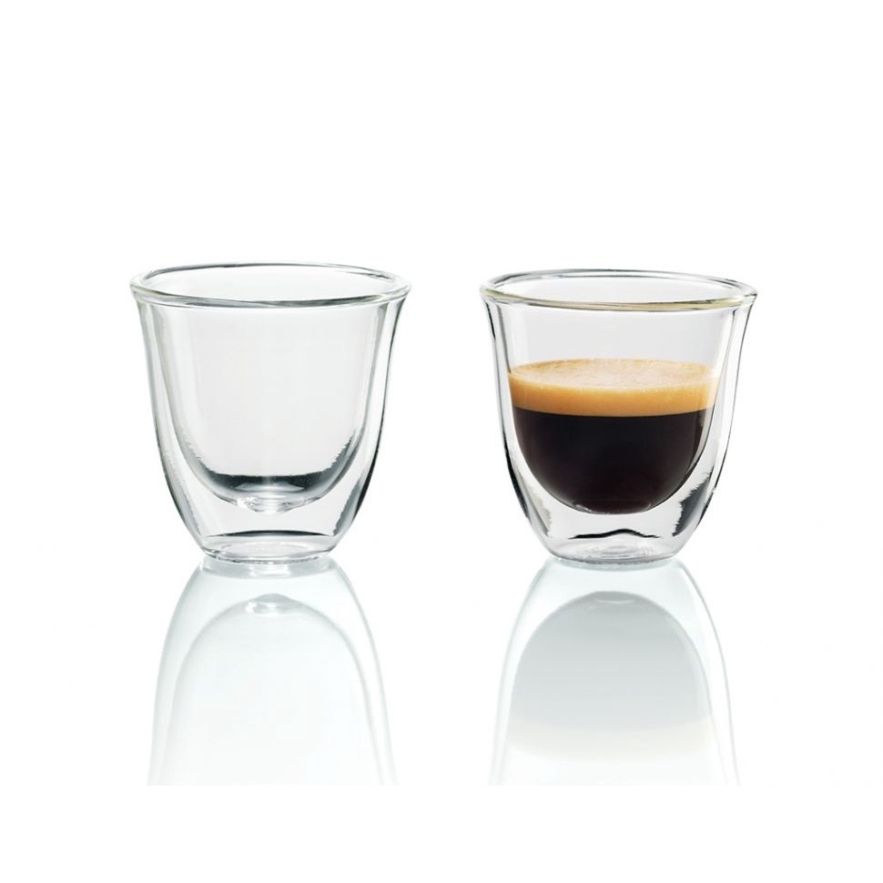 Delonghi Espresso Double Wall Thermal Glasses - COFFEE