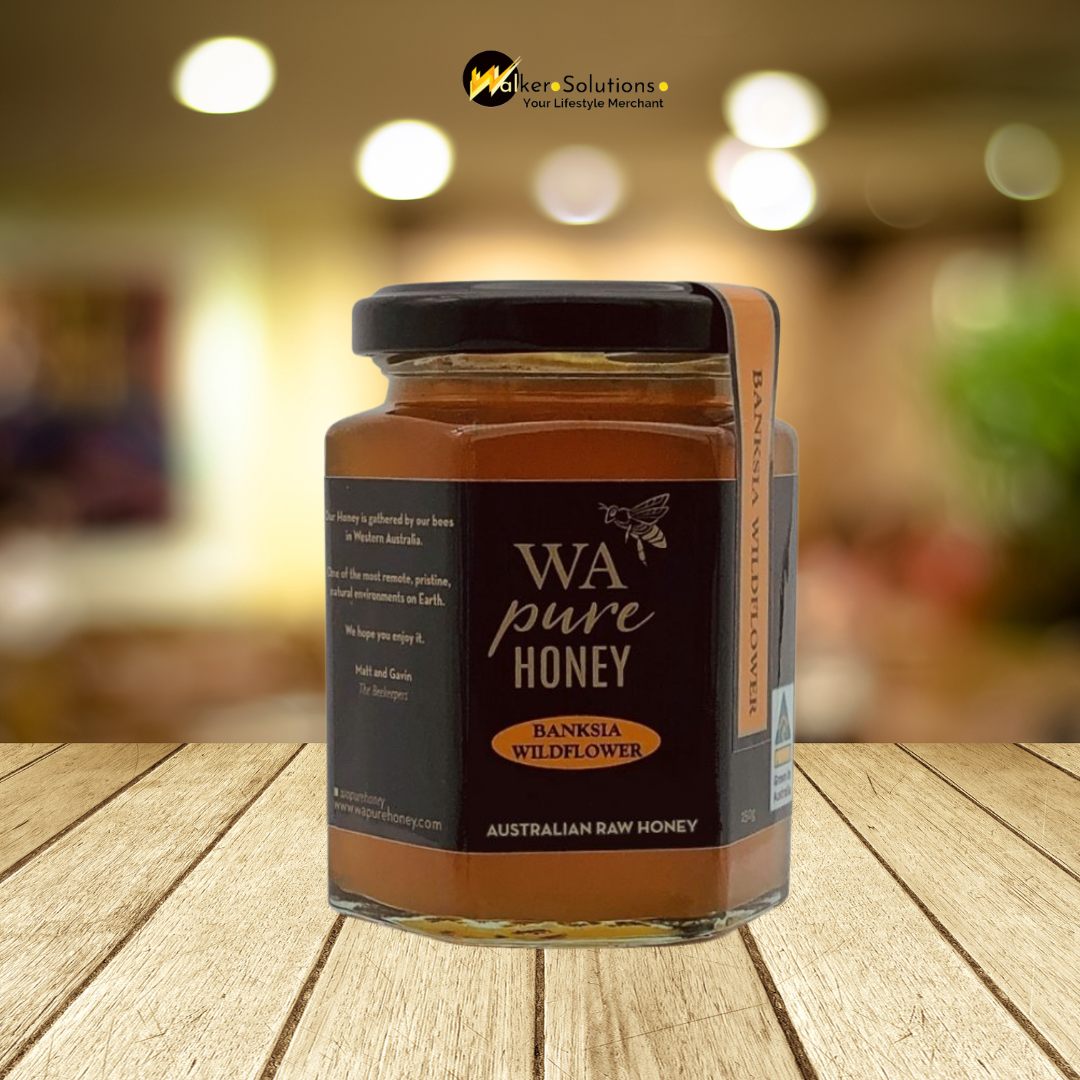 WA Pure Honey Banksia & wildlife raw honey 259g - Best Quality