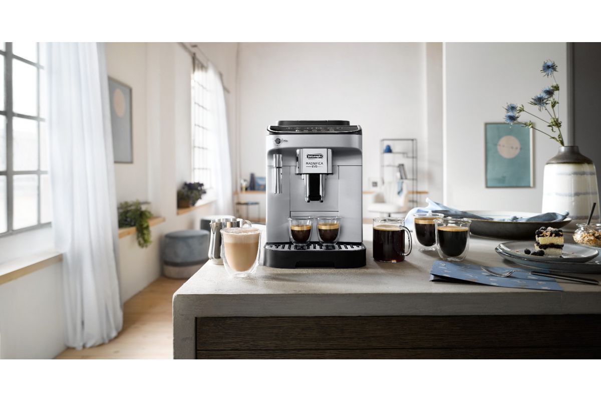 [FREE SET UP + DEMO] Delonghi Magnifica Evo Silver Black - Fully Automatic Coffee Machines