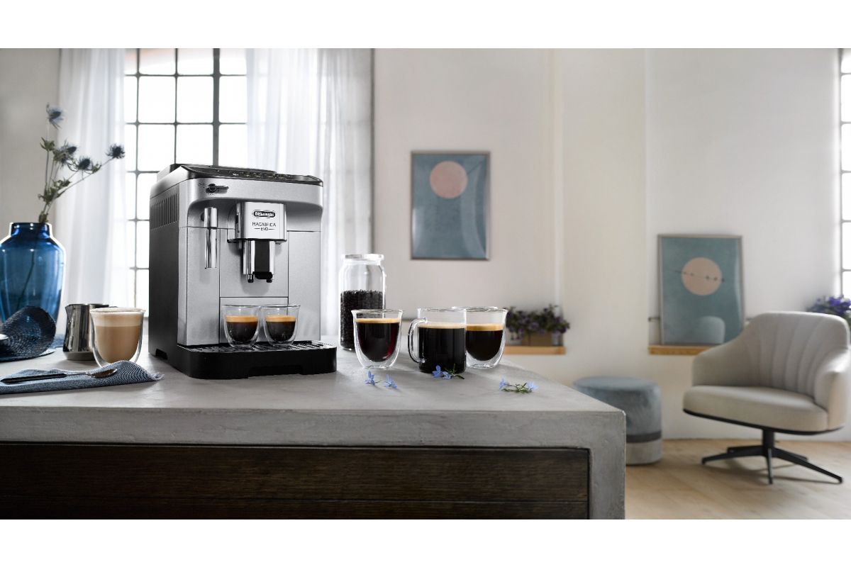 [FREE SET UP + DEMO] Delonghi Magnifica Evo Silver Black - Fully Automatic Coffee Machines