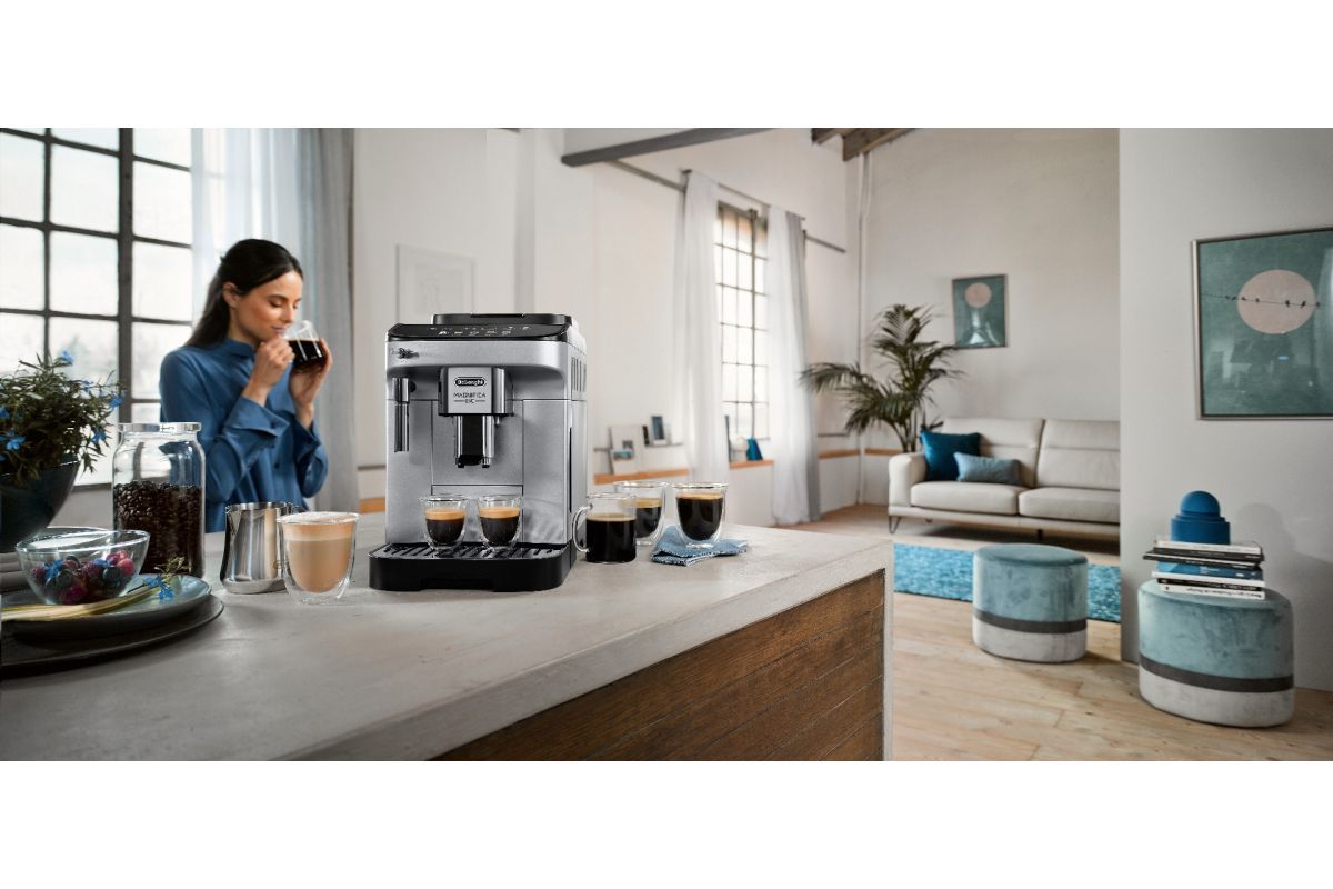 [FREE SET UP + DEMO] Delonghi Magnifica Evo Silver Black - Fully Automatic Coffee Machines