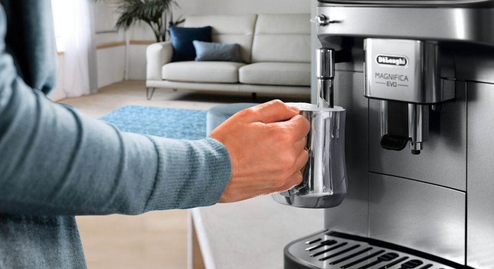 [FREE SET UP + DEMO] Delonghi Magnifica Evo Silver Black - Fully Automatic Coffee Machines