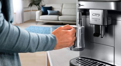 [FREE SET UP + DEMO] Delonghi Magnifica Evo Silver Black - Fully Automatic Coffee Machines