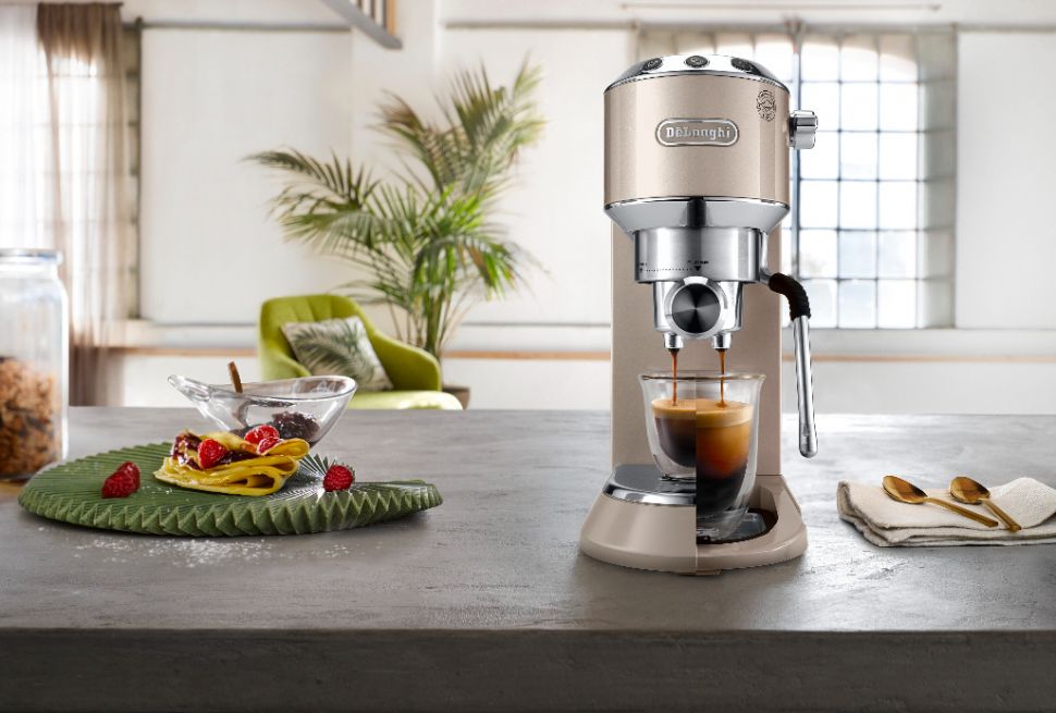 Delonghi Dedica Arte Beige - Pump Espresso Coffee Machines - COFFEE