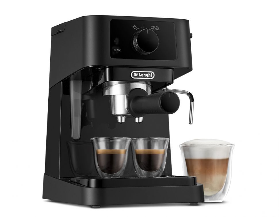 DeLonghi Stilosa Manual Pump Coffee Machine - Pump Espresso Coffee Machines