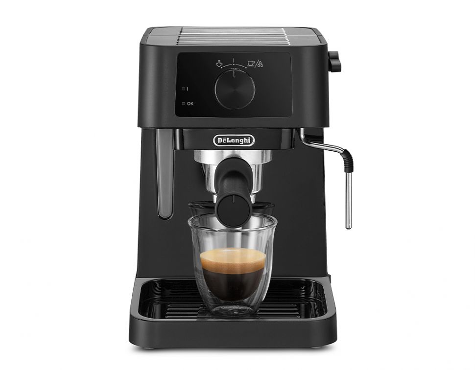 DeLonghi Stilosa Manual Pump Coffee Machine - Pump Espresso Coffee Machines