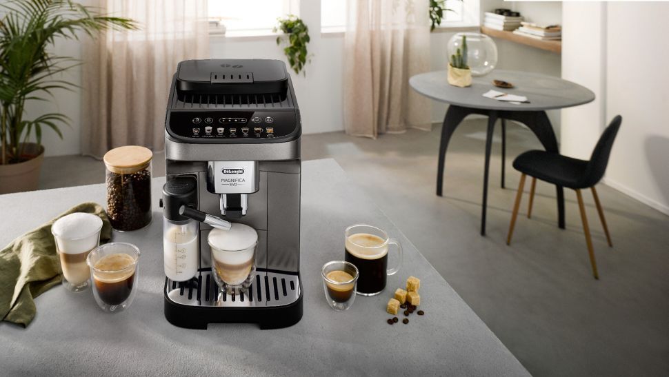 [FREE SET UP + DEMO] Magnifica Evo Titanium Black - Fully Automatic Coffee Machines