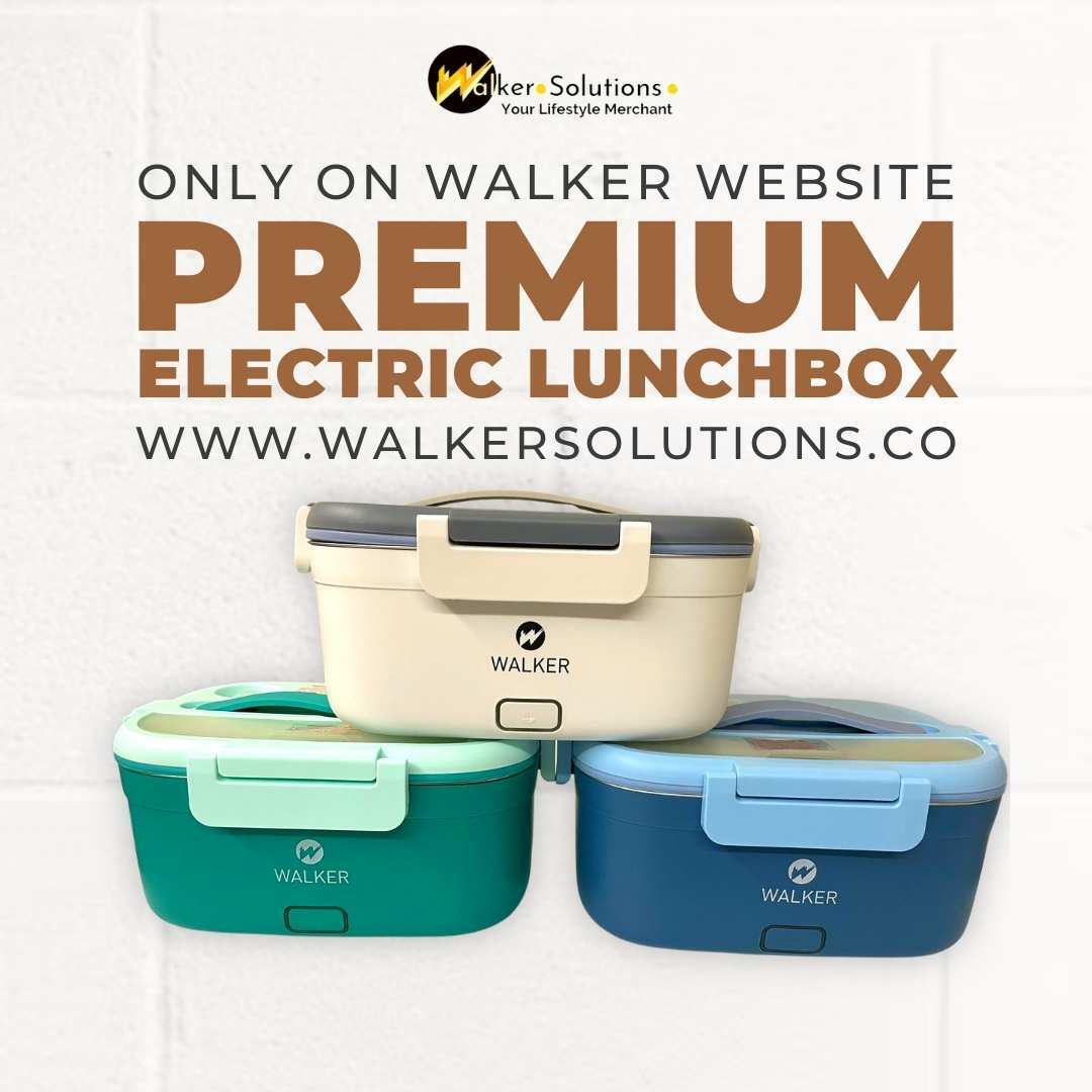Walker Premium Electric Lunch Box- easy to use and stylish for work, school