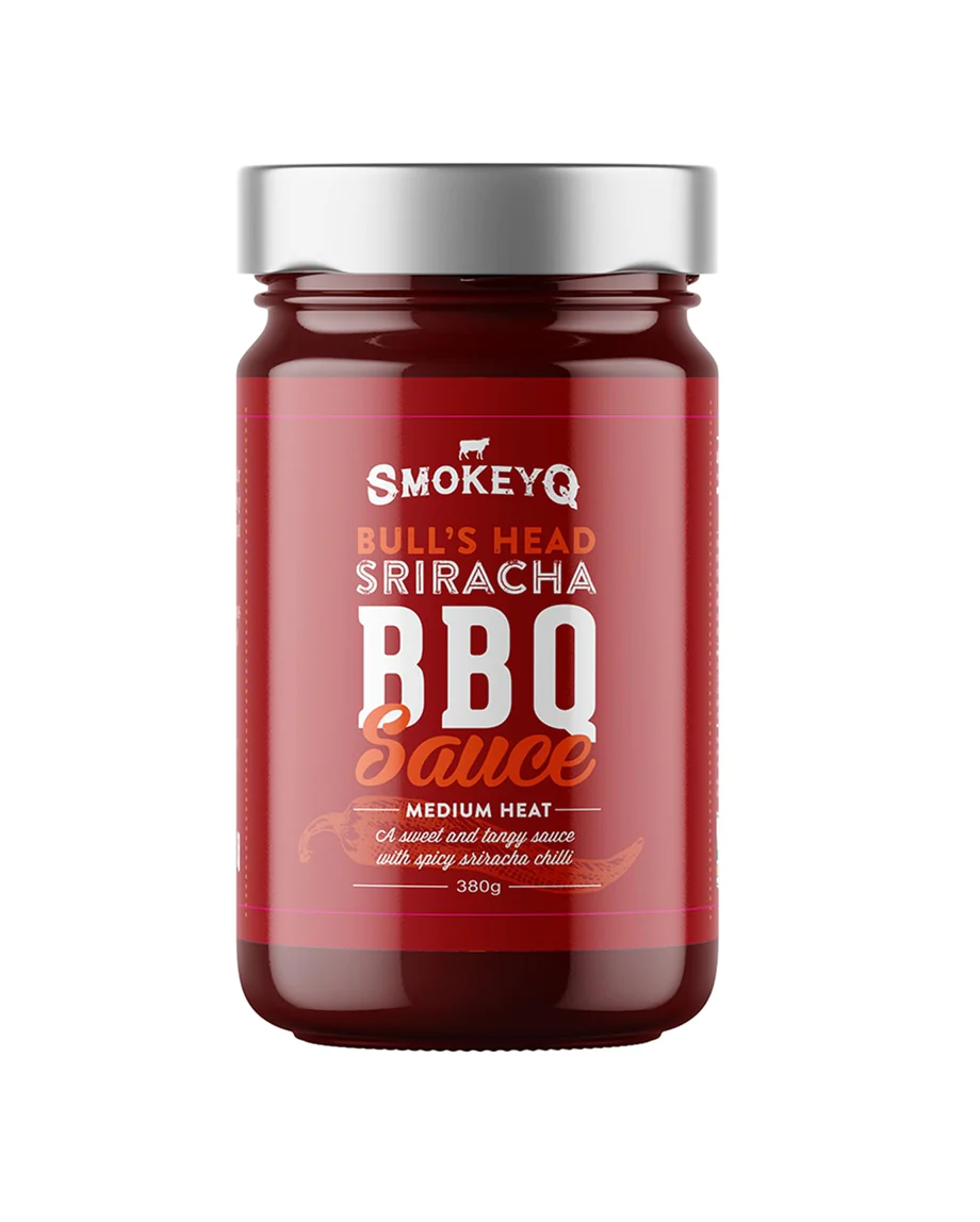 SmokeyQ Bulls Head Sriracha BBQ Sauce 300g