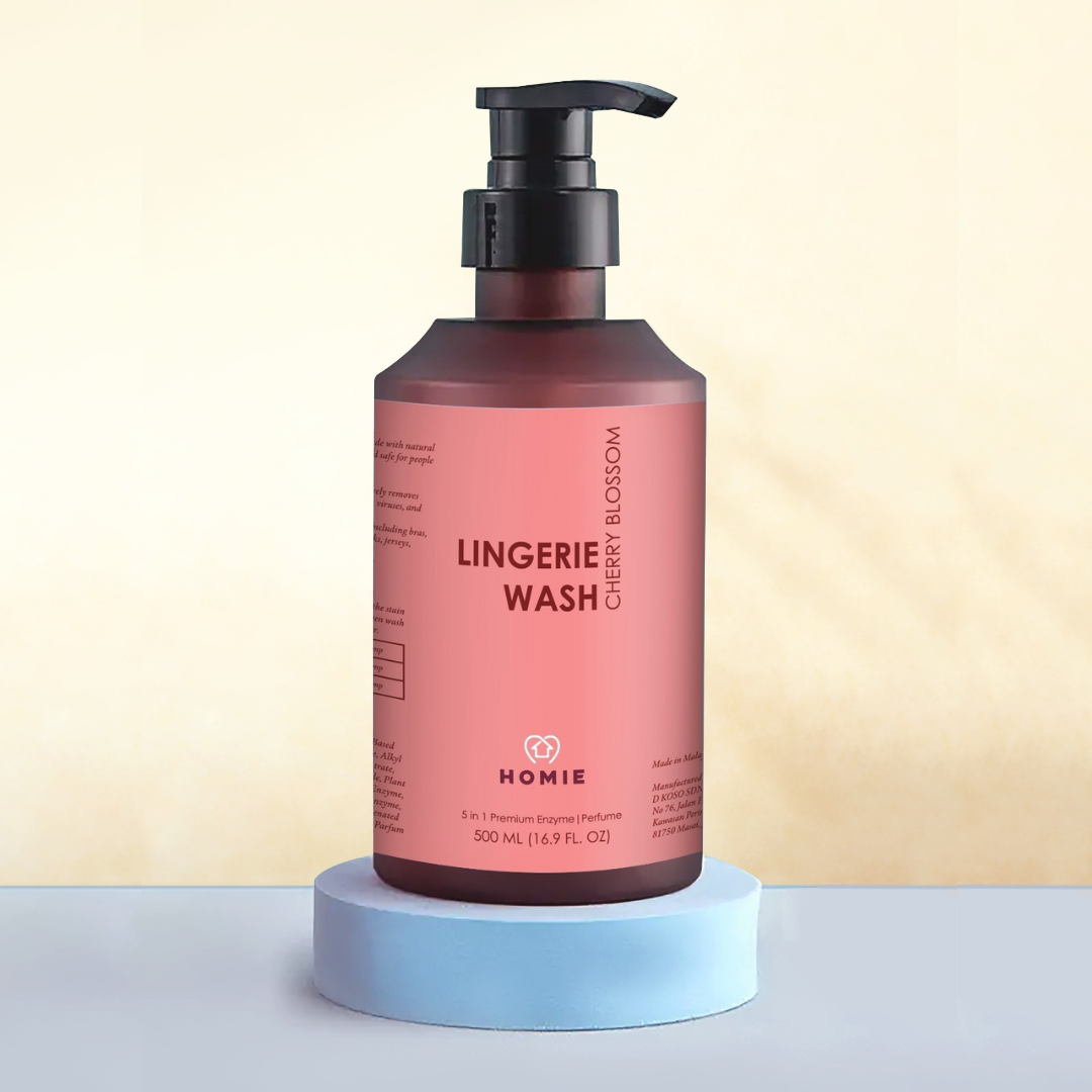 Enzyme Perfume Lingerie Wash (500ml) - Cherry Blossom