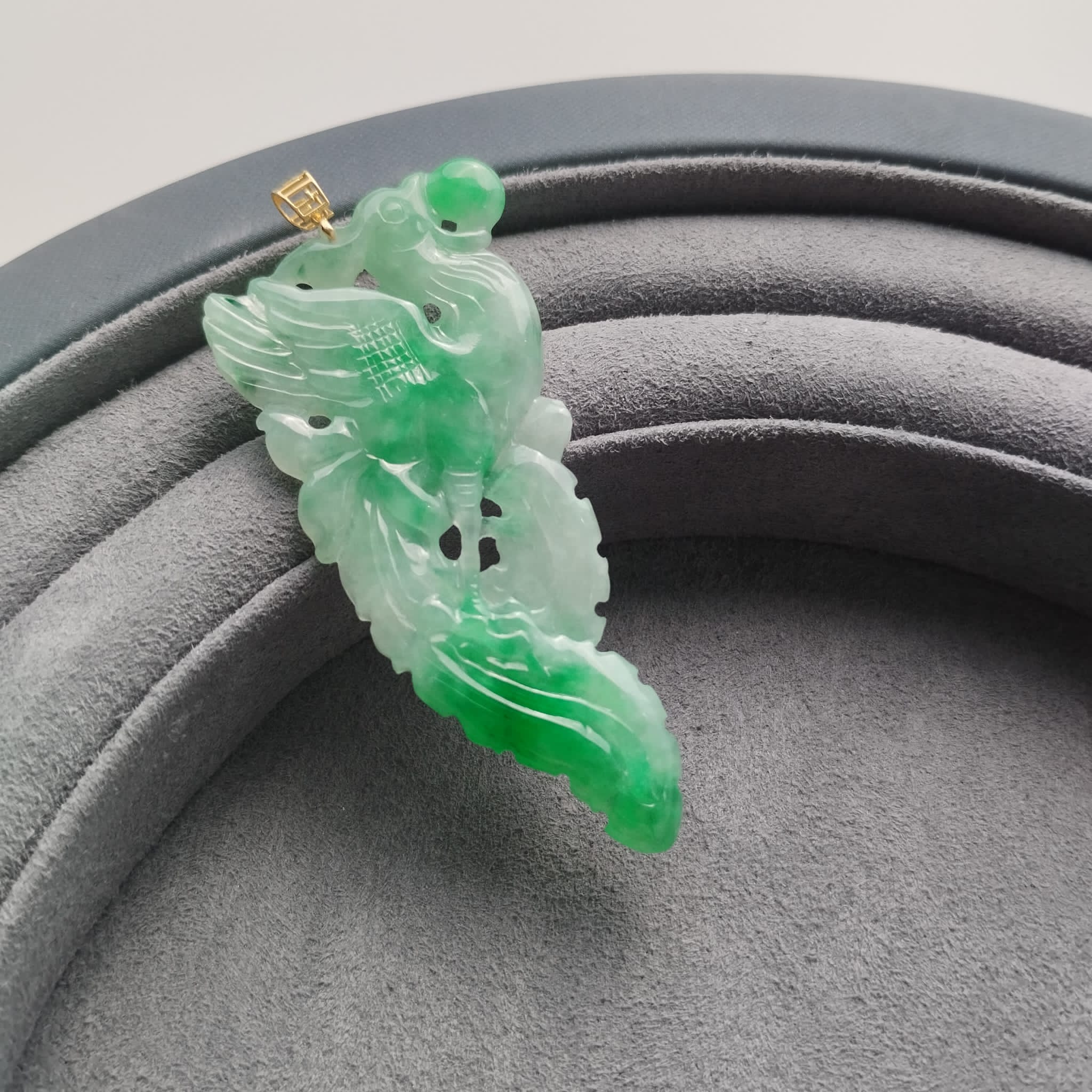 Carved Phoenix Pendant (PJA00274)