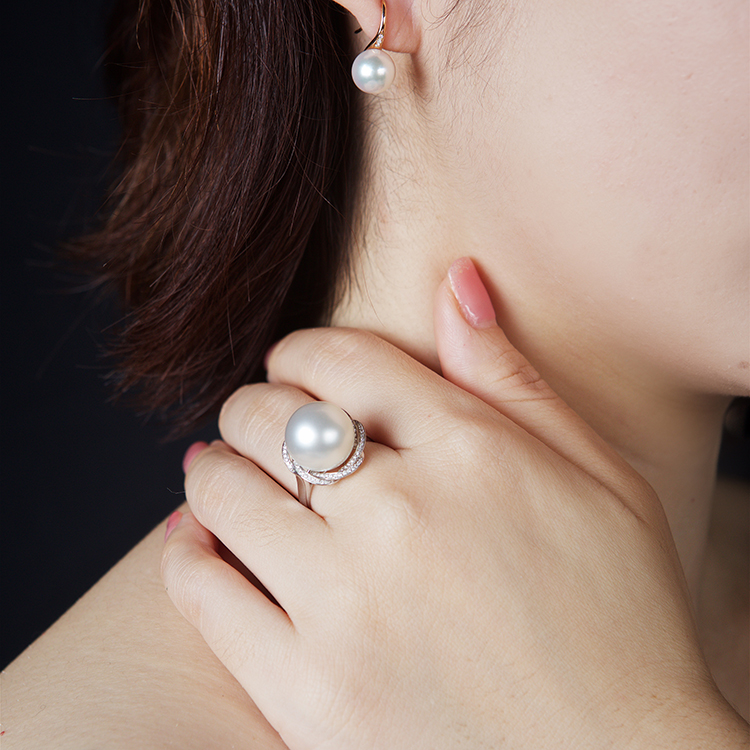 14mm South Sea Pearl Ring (PPE00016)