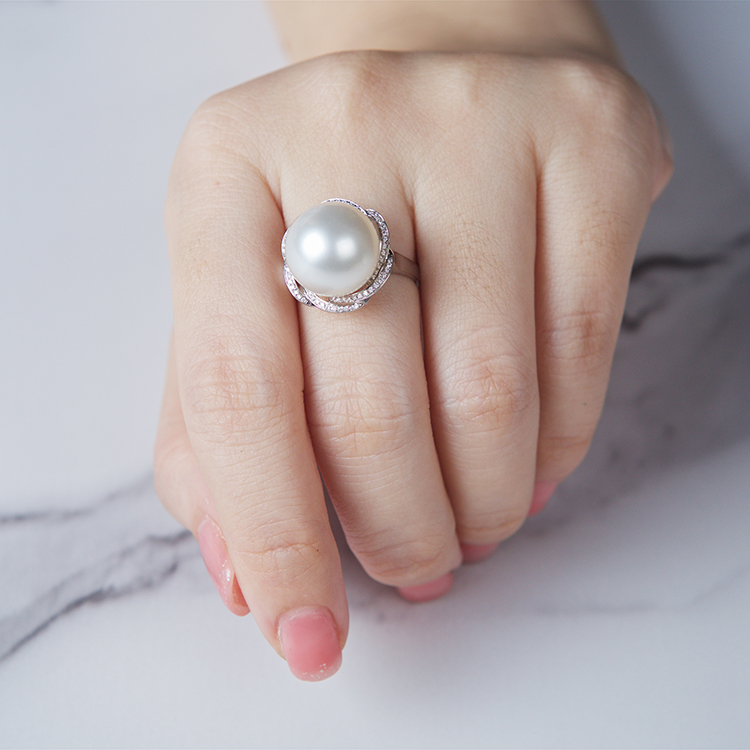 14mm South Sea Pearl Ring (PPE00016)