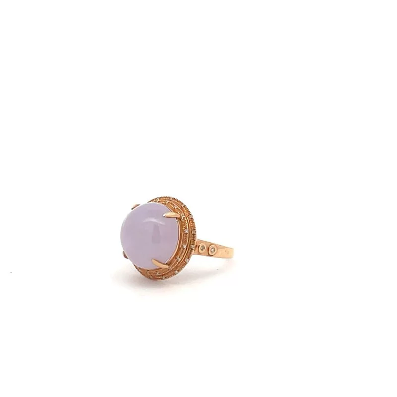 Lavender Cabochon Ring (PJA00042)