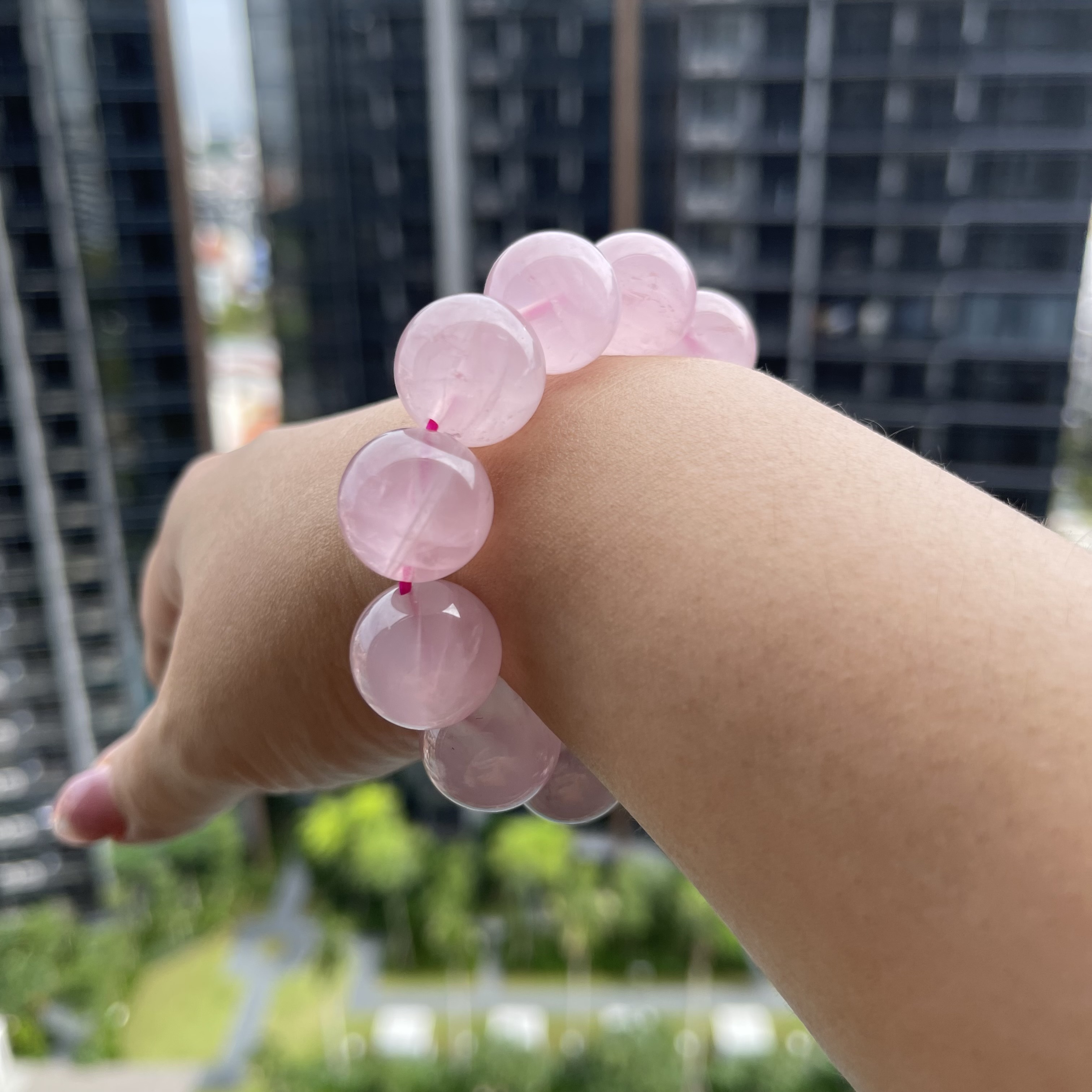 Dreamy Rose Quartz Bracelet (PCH00017)