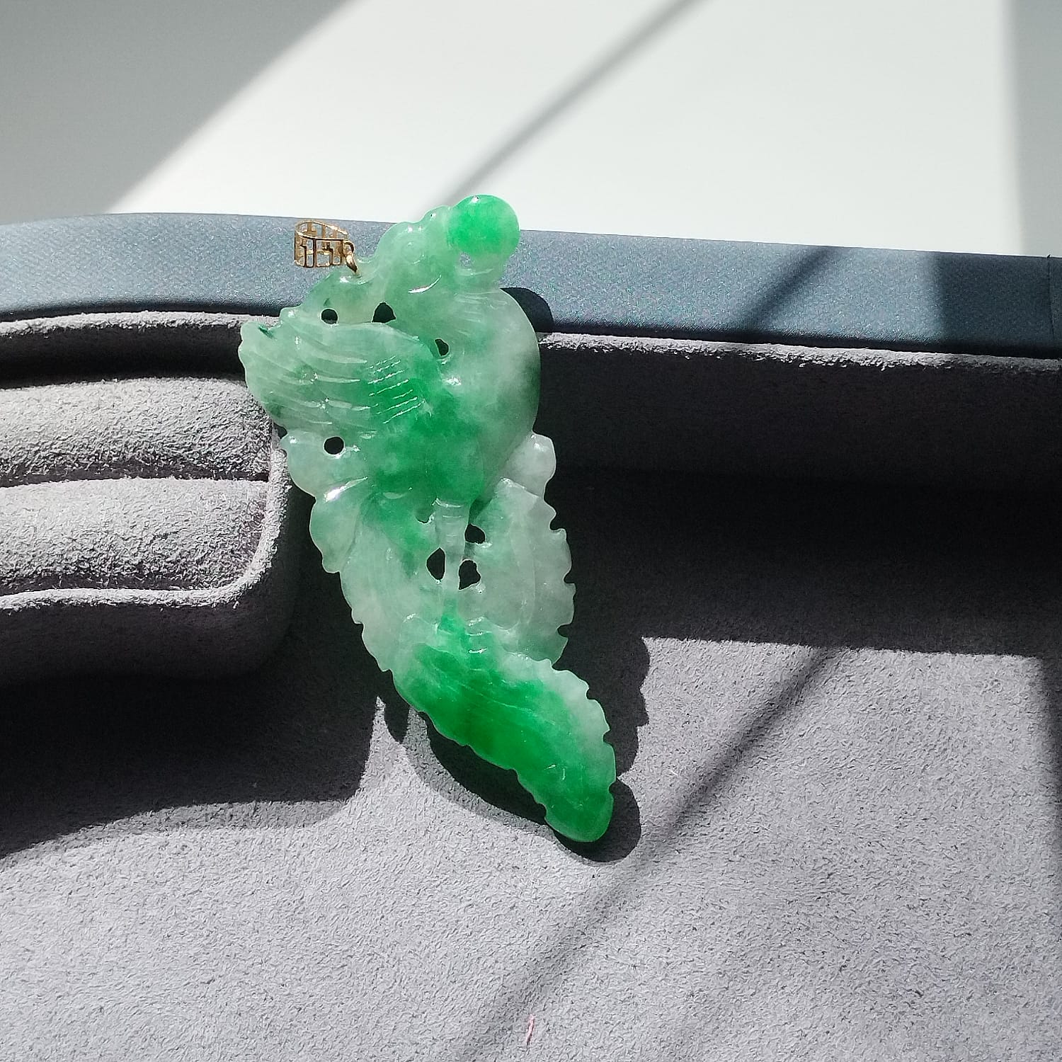 Carved Phoenix Pendant (PJA00274)