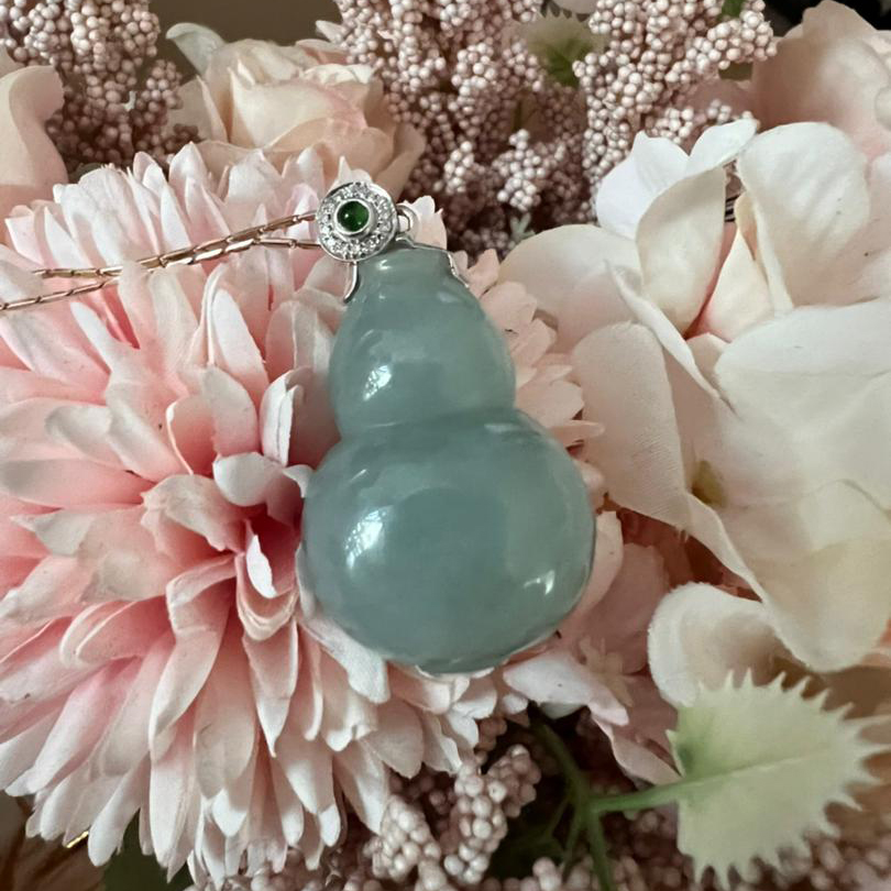 Bluish Hulu 葫芦 Pendant (PJA00096)