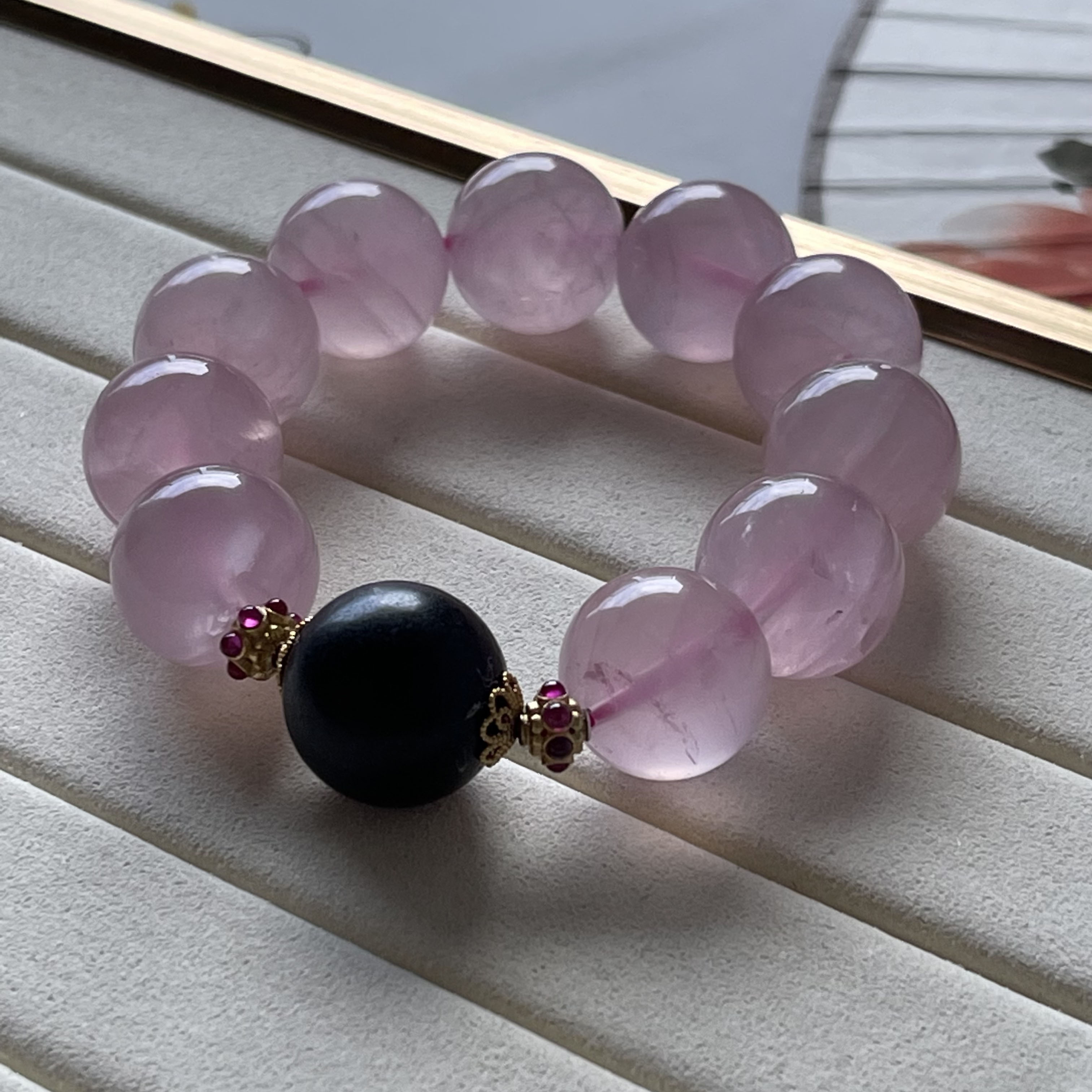 Dreamy Rose Quartz Bracelet (PCH00017)