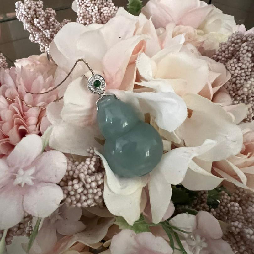 Bluish Hulu 葫芦 Pendant (PJA00096)