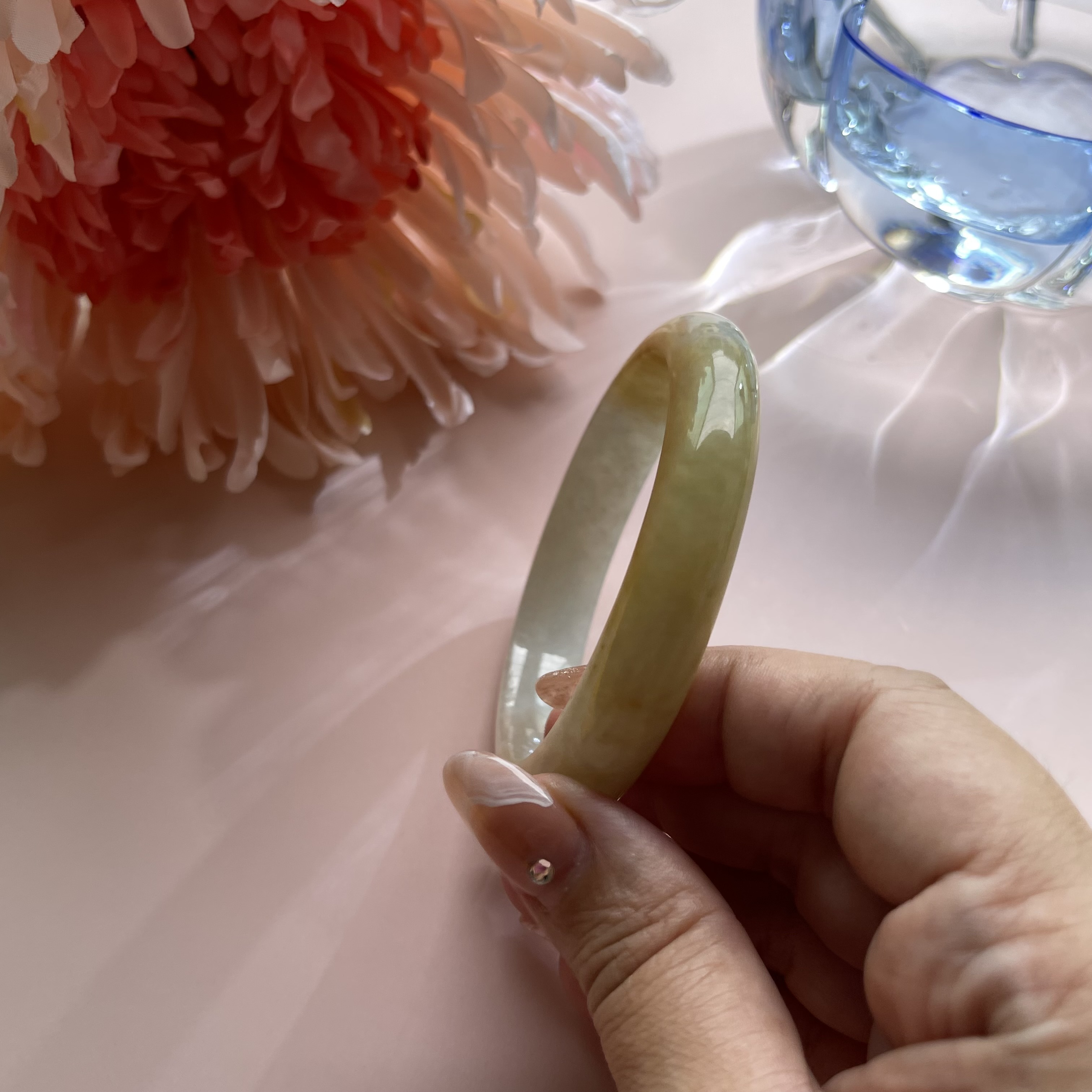 Lemonade Jadeite Bangle (PJA00105)