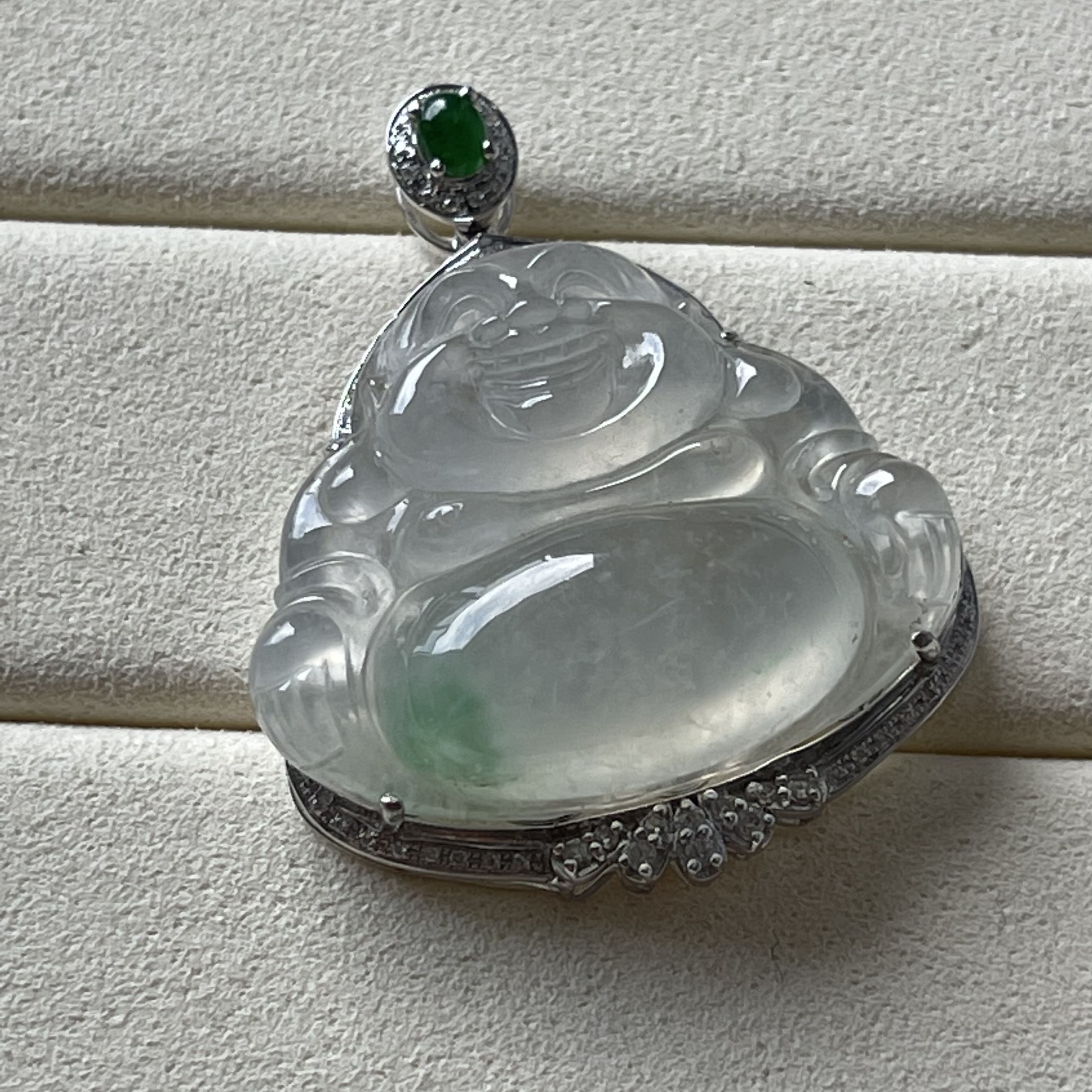 Icy Laughing Buddha Pendant (PJA00100)