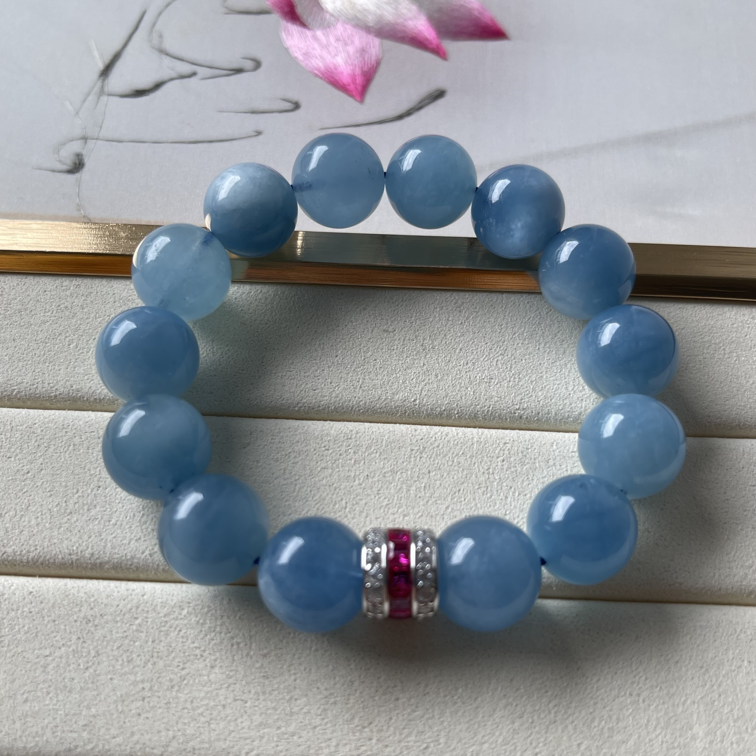 Aquamarine Quartz Bracelet (PCH00016)