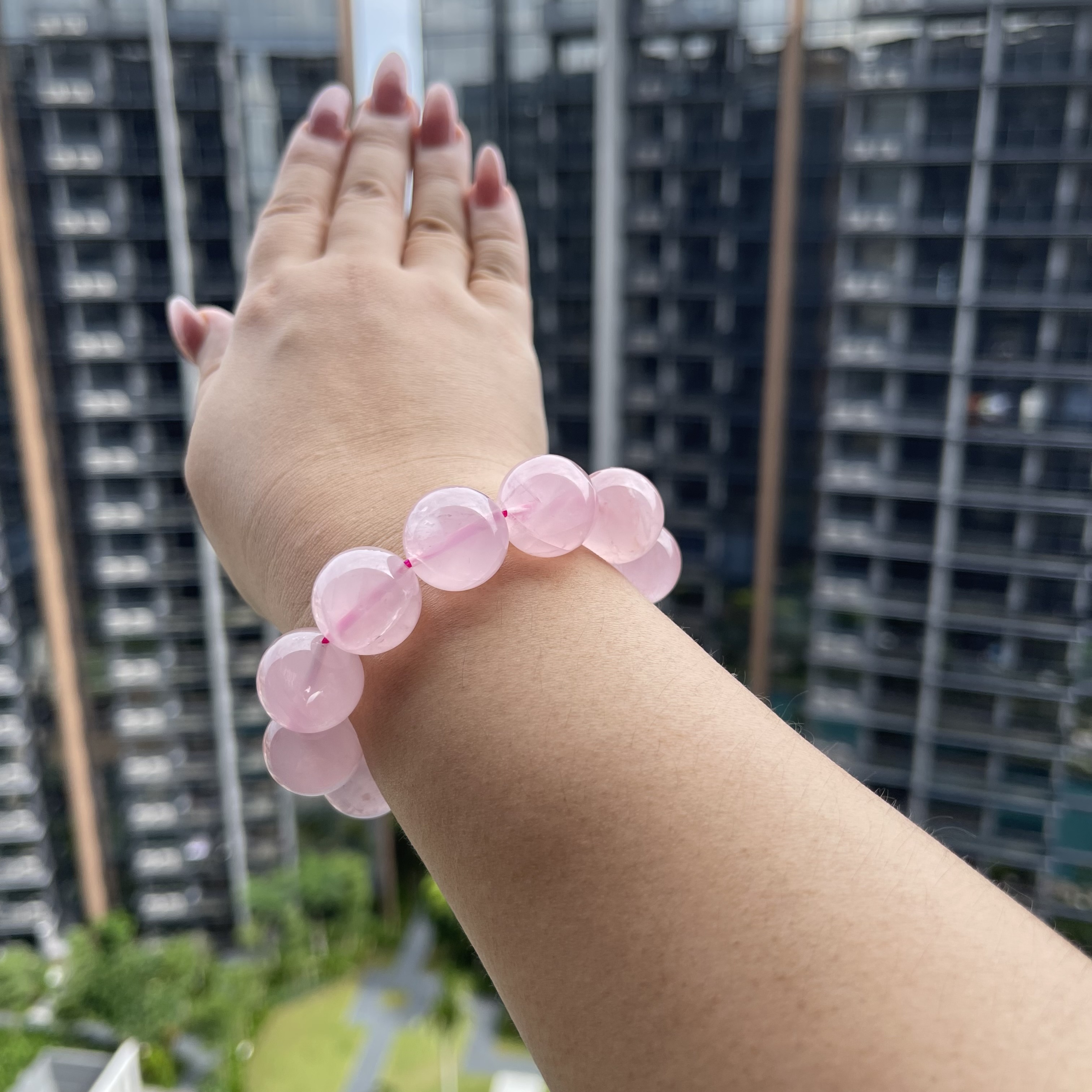 Dreamy Rose Quartz Bracelet (PCH00017)