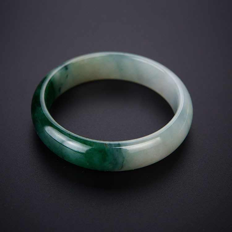 Icy Translucent Green Bangle (PJA00074)