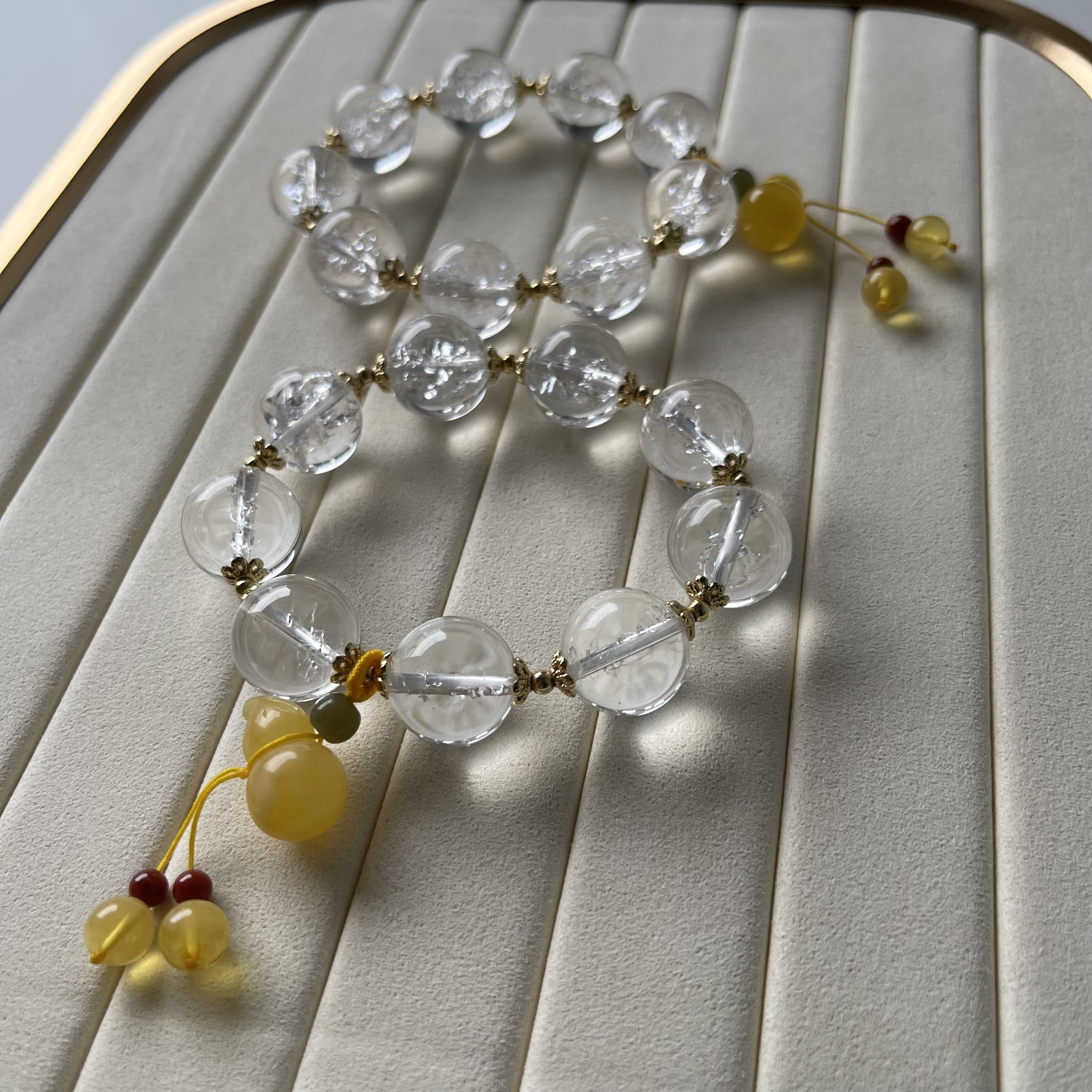 Cracked Crystal Clear Quartz Bracelet (PCH00015)