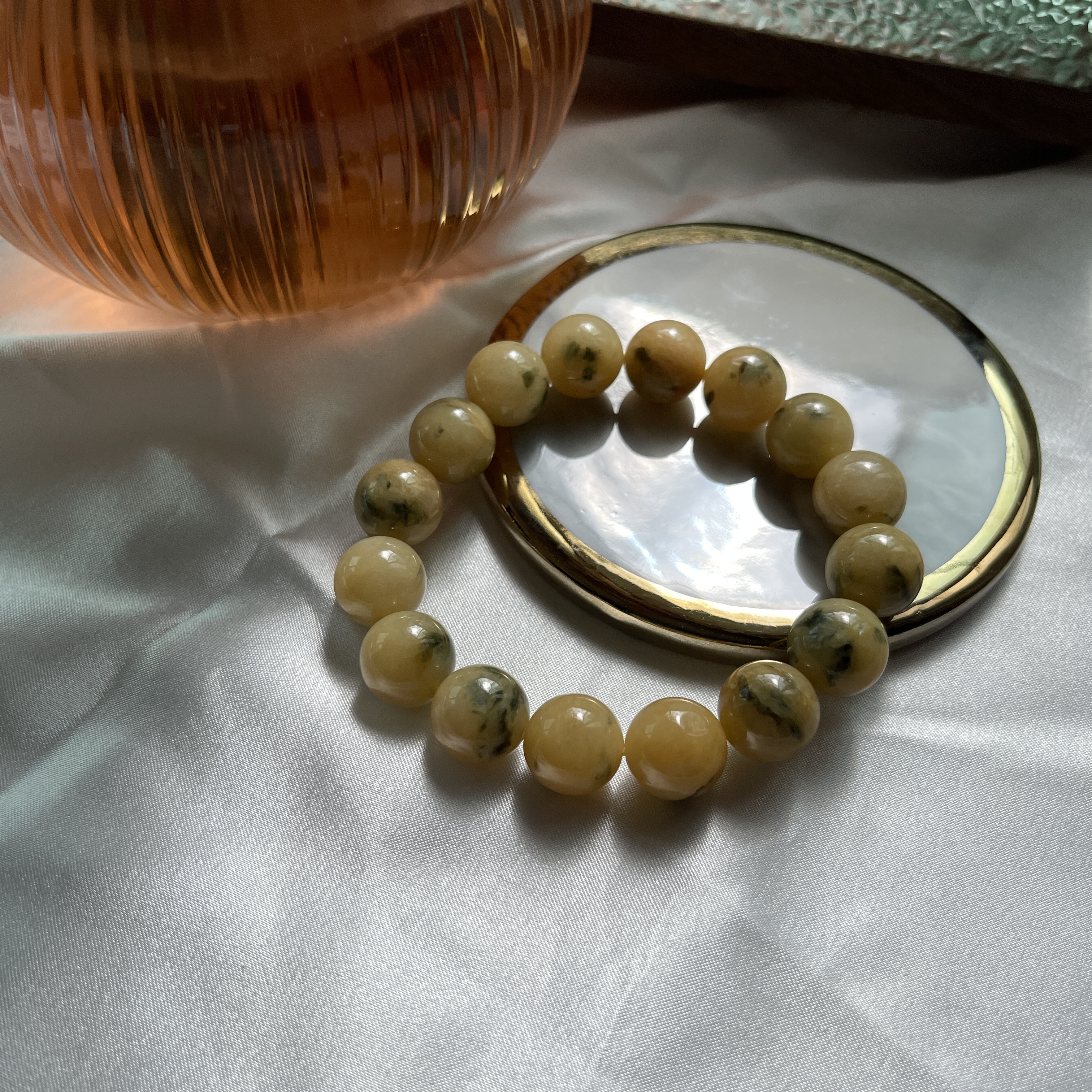 Scenic Yellow Jade Bracelet (PJA00134) 