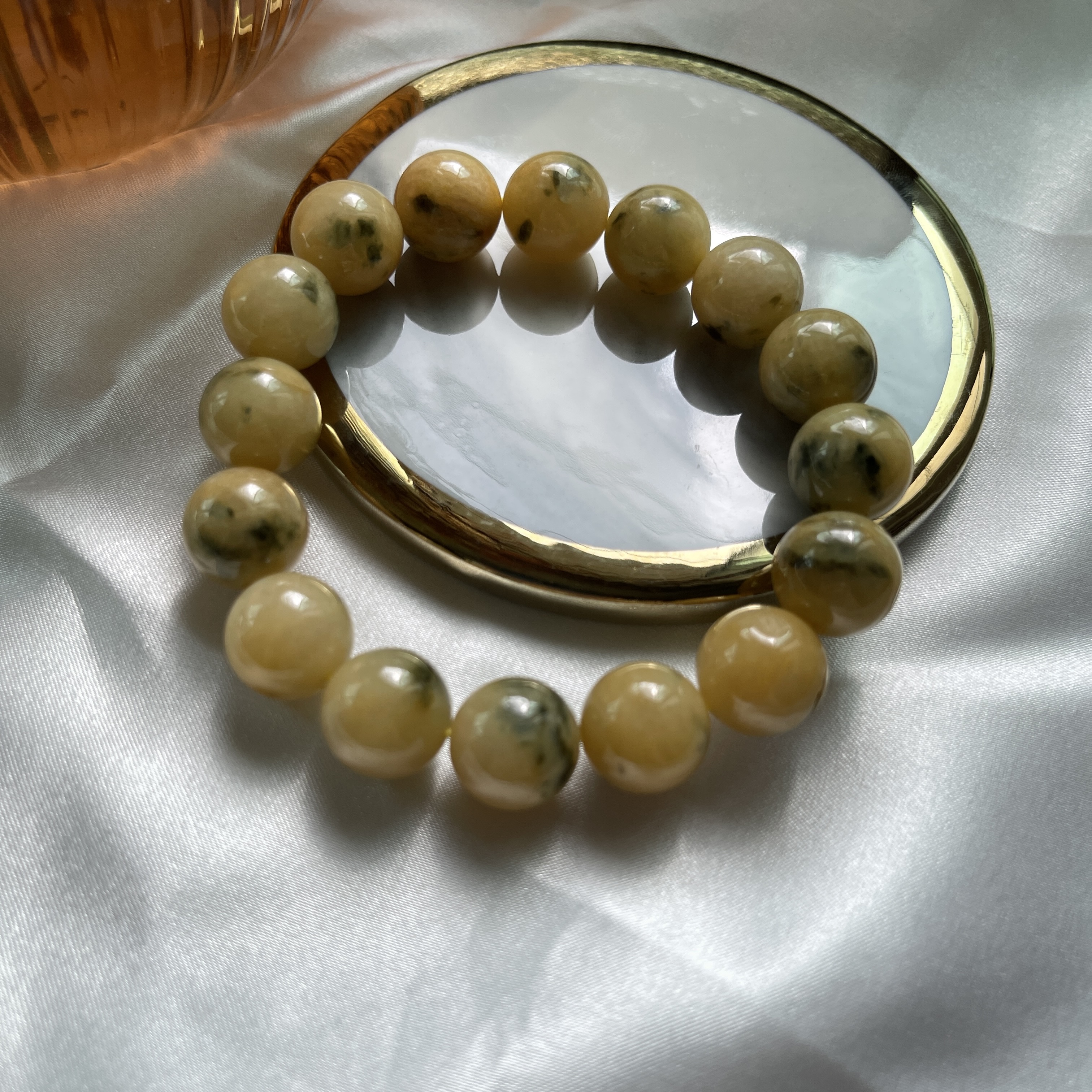 Scenic Yellow Jade Bracelet (PJA00134) 