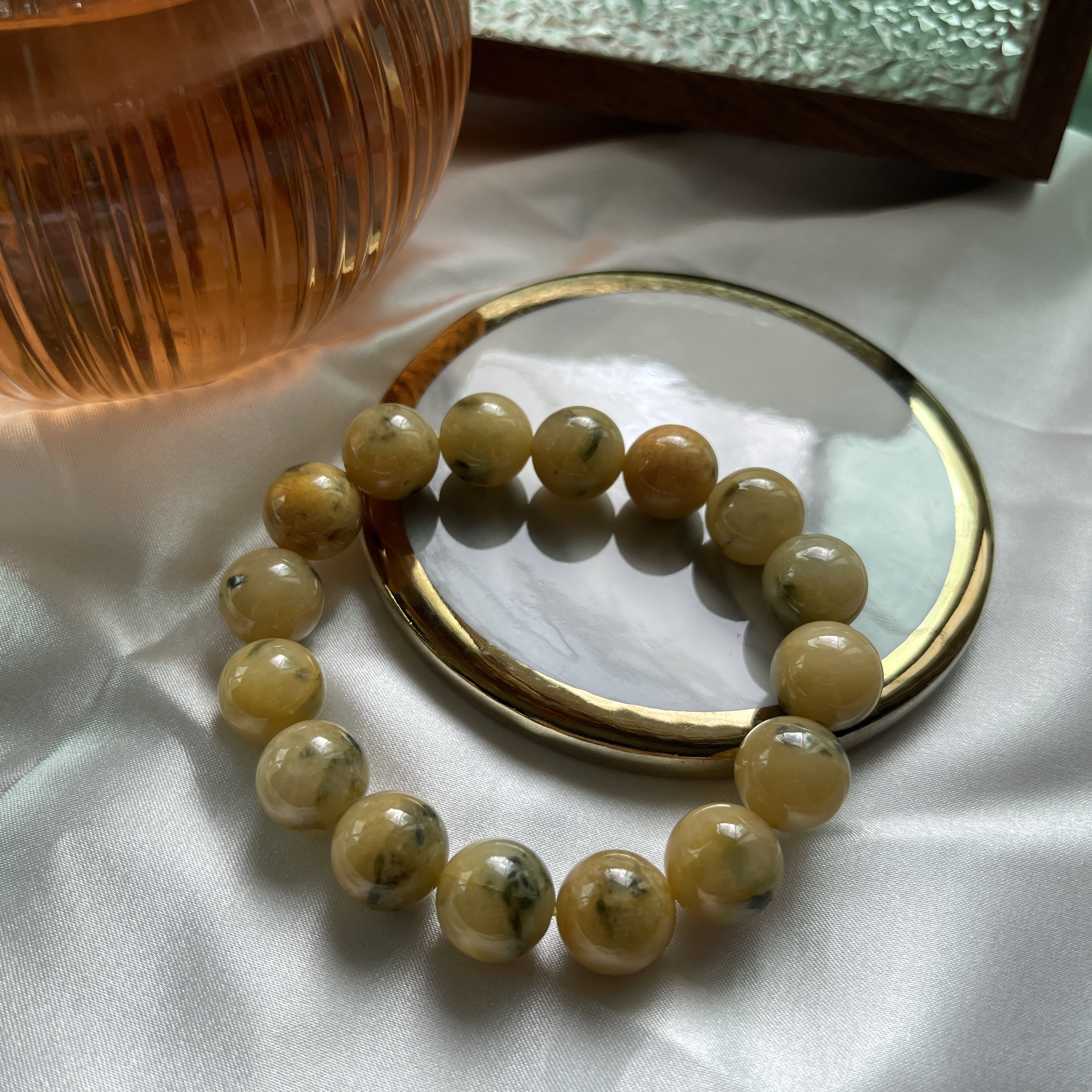 Scenic Yellow Jade Bracelet (PJA00134) 
