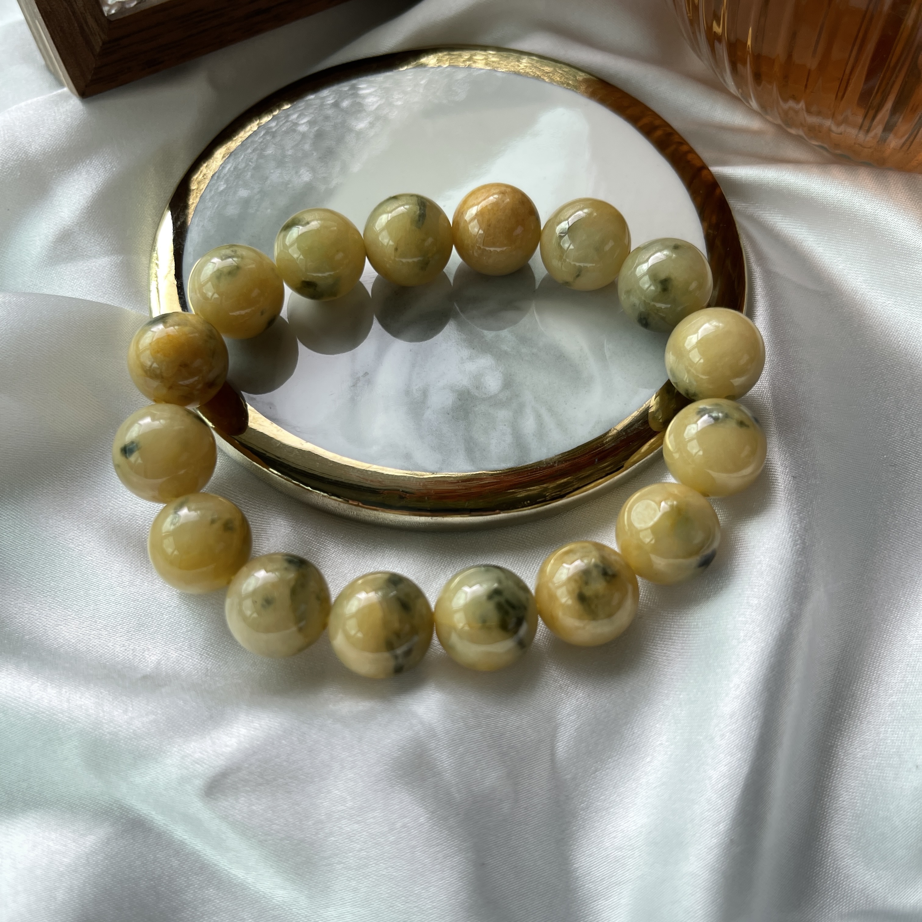 Scenic Yellow Jade Bracelet (PJA00134) 