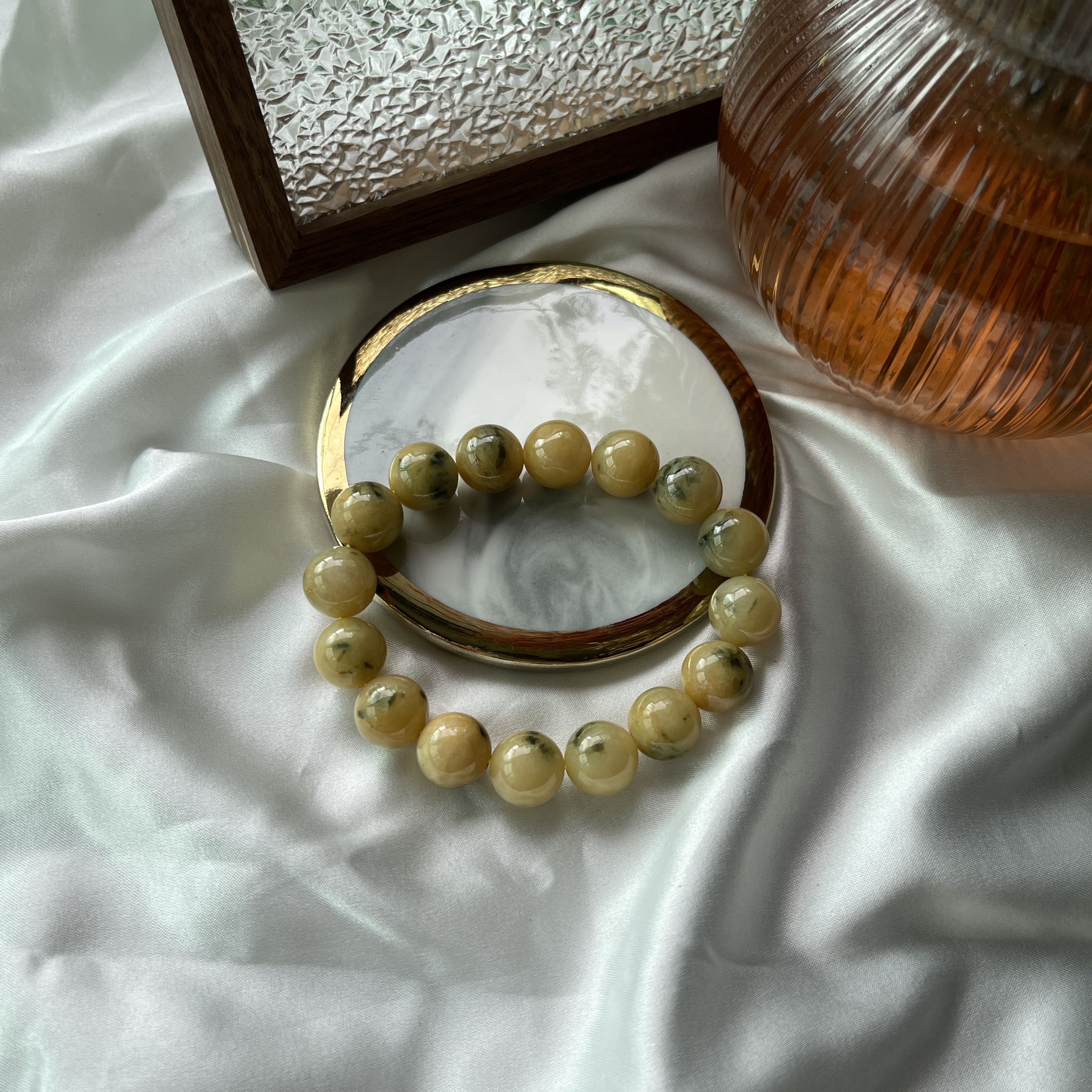 Scenic Yellow Jade Bracelet (PJA00134) 