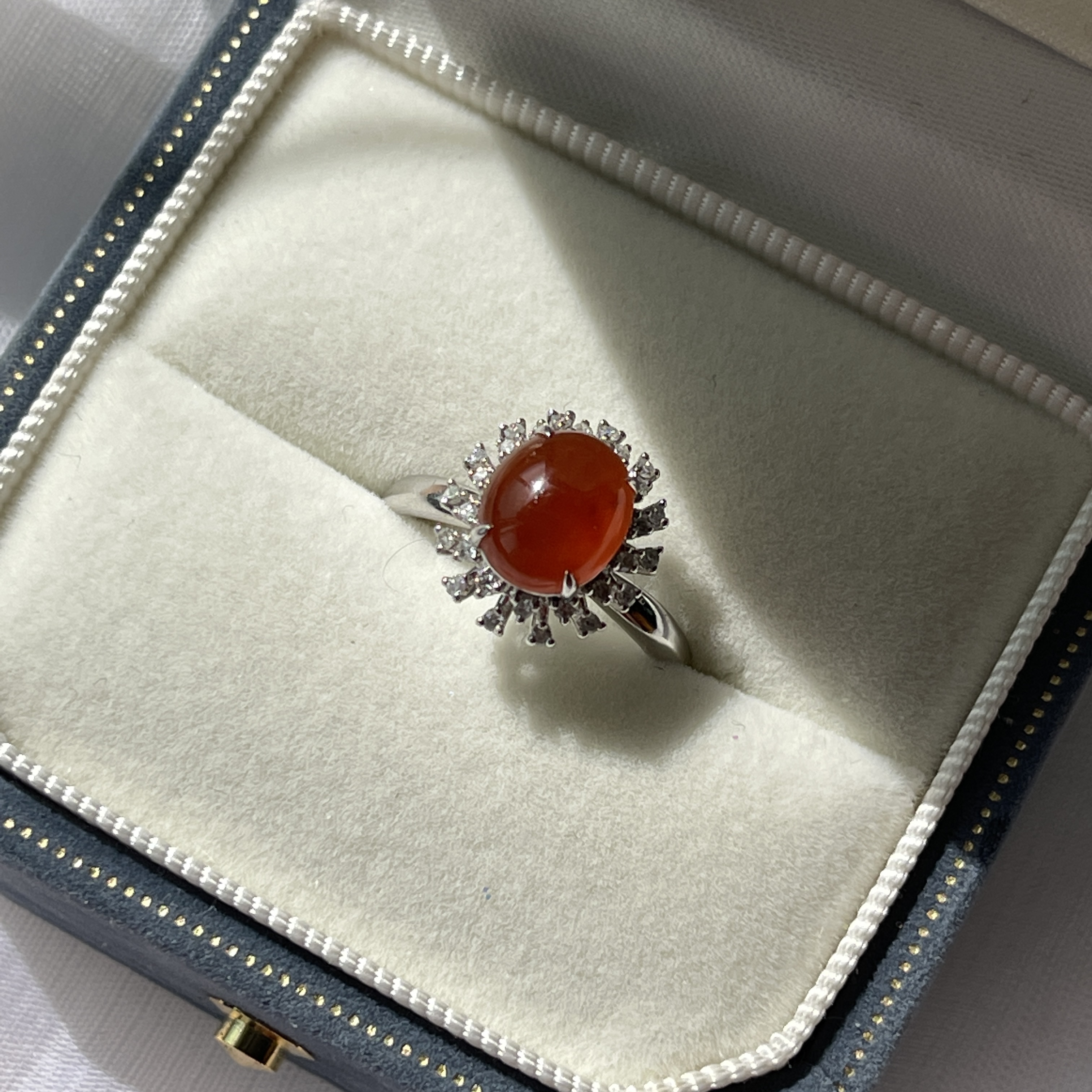 Red Jade Ring (PJA00135) 