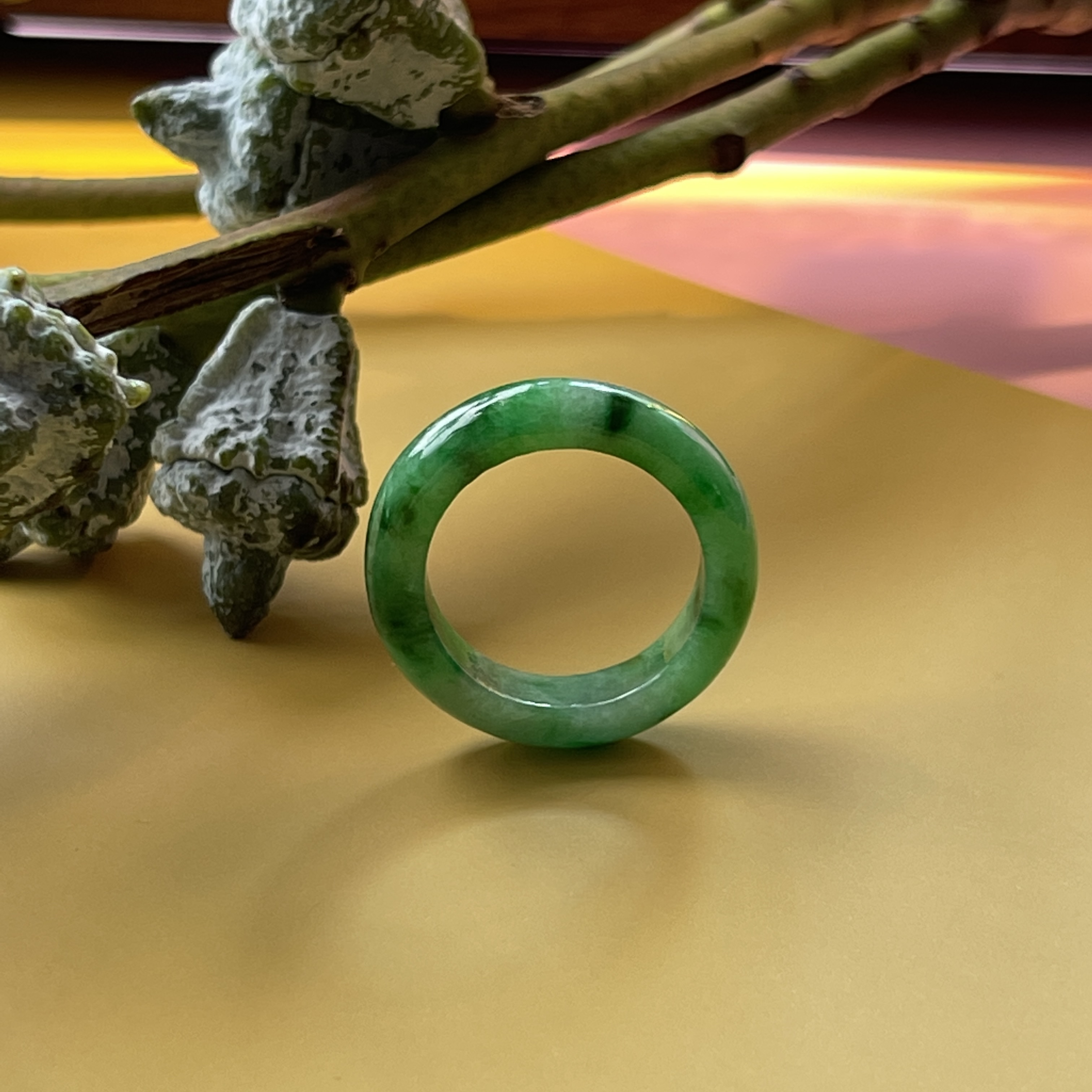 Green Hololith Ring (PJA00290)