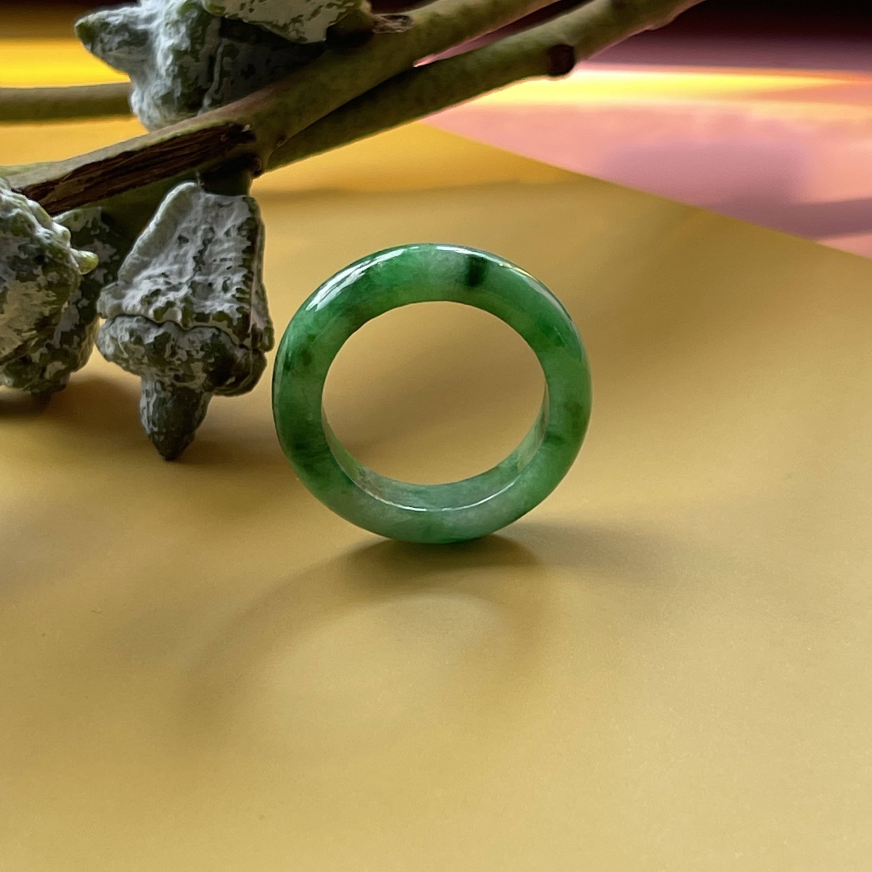 Green Hololith Ring (PJA00290)