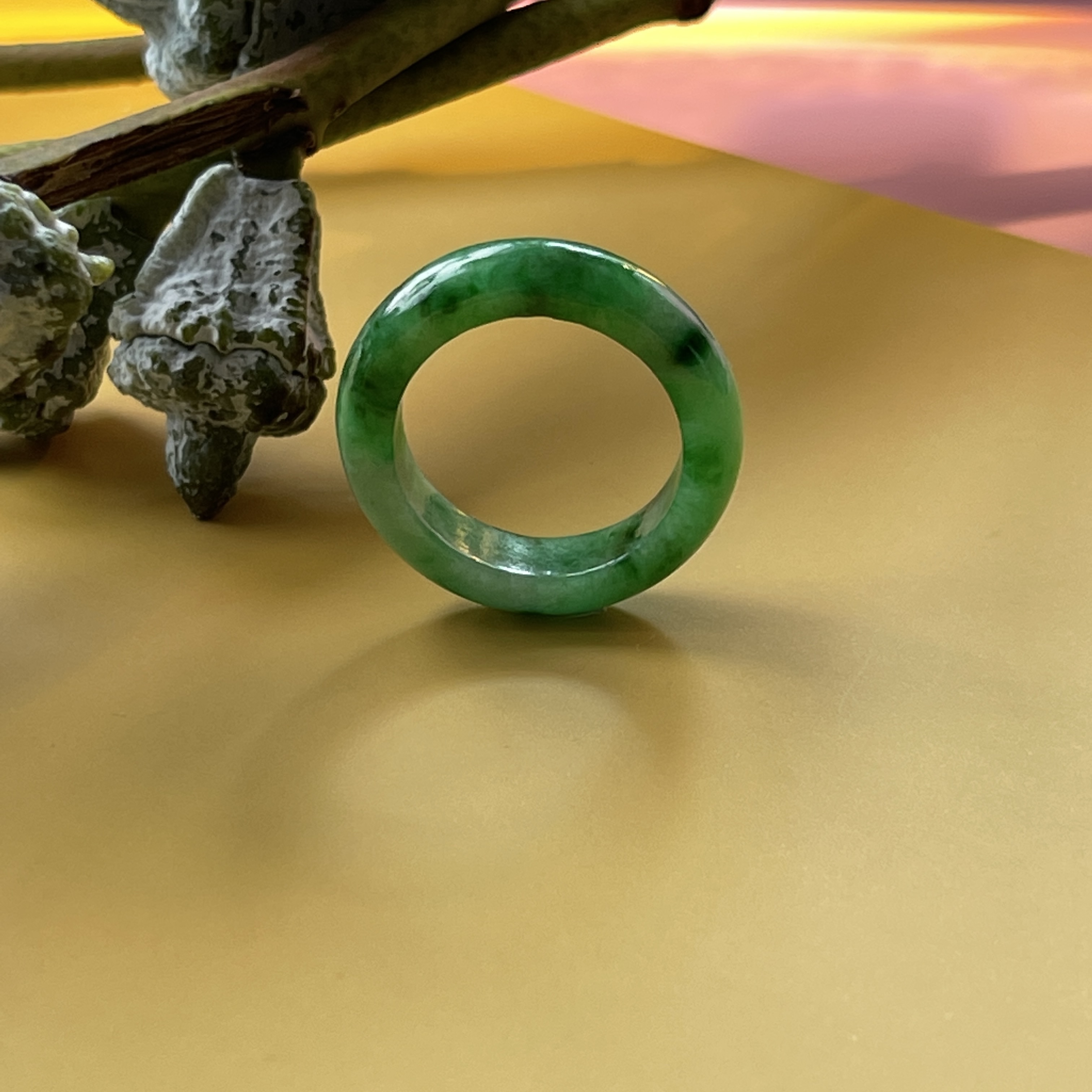 Green Hololith Ring (PJA00290)