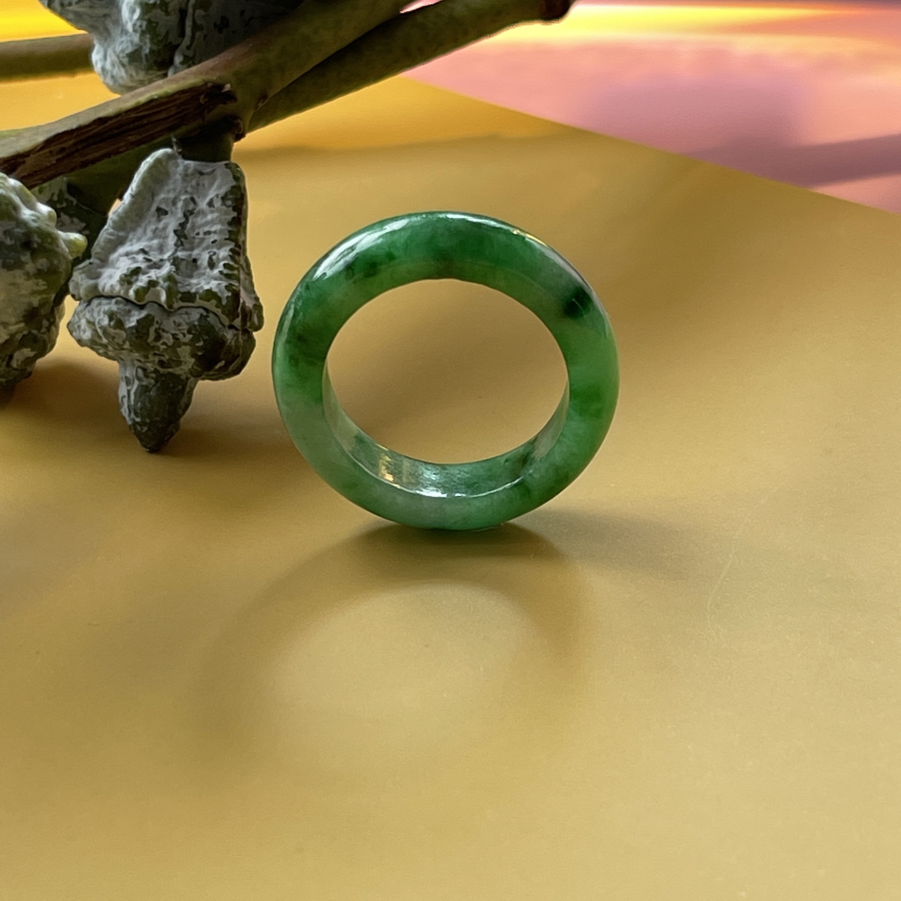 Green Hololith Ring (PJA00290)